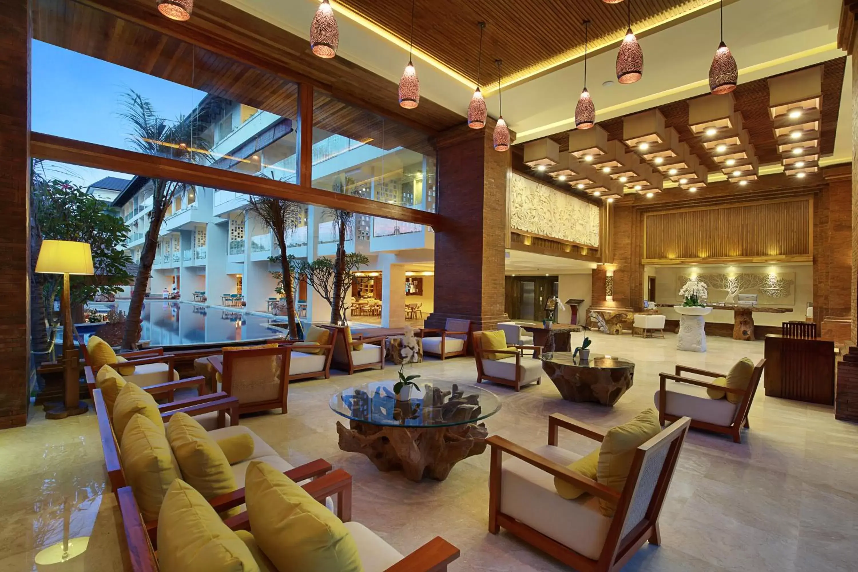 Lobby or reception, Lounge/Bar in Jimbaran Bay Beach Resort and Spa by Prabhu