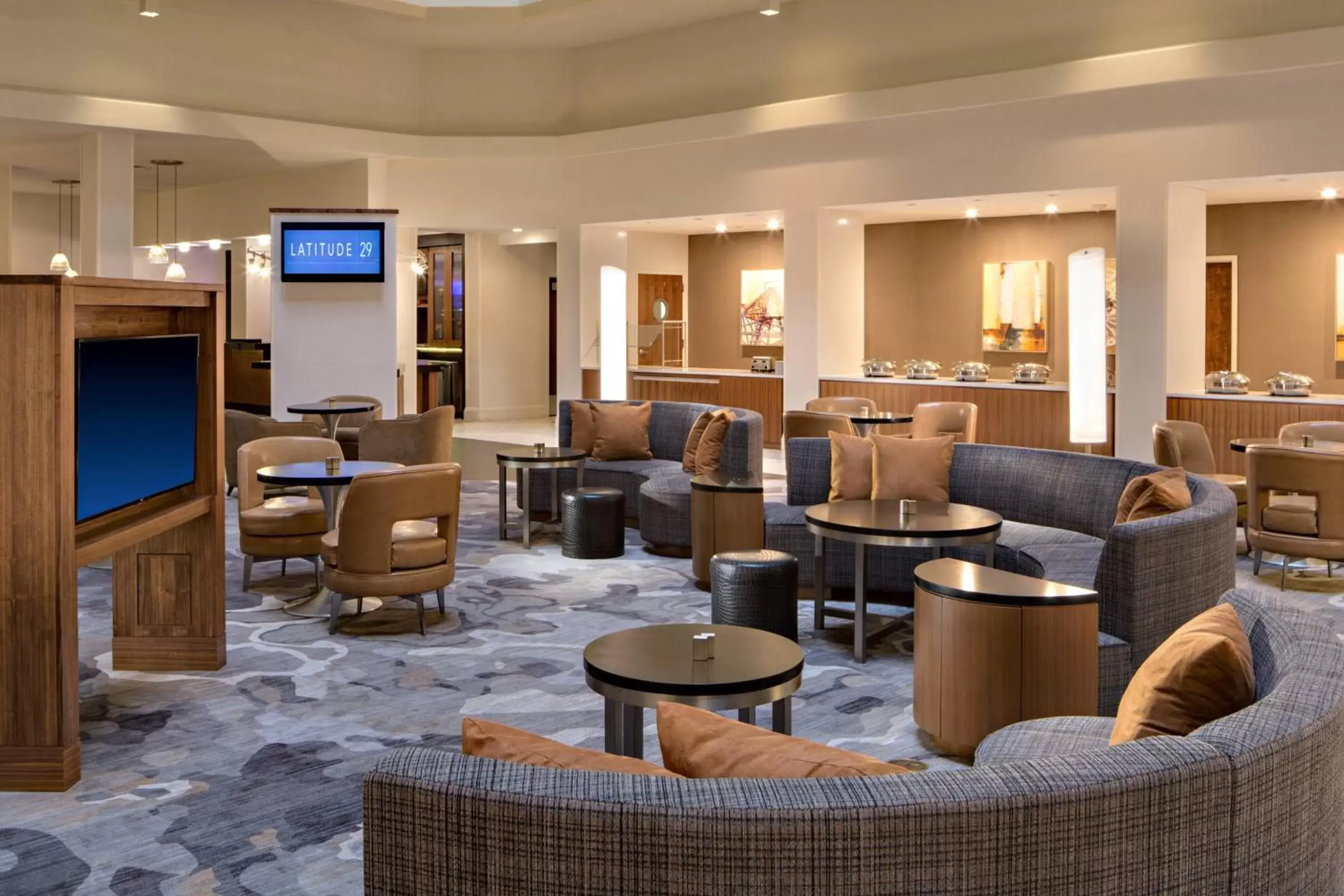 Restaurant/places to eat, Lounge/Bar in Houston Marriott South at Hobby Airport
