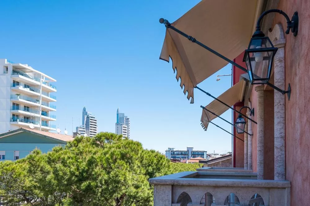 Balcony/Terrace in Hotel Marco Polo 3 Stelle Superior