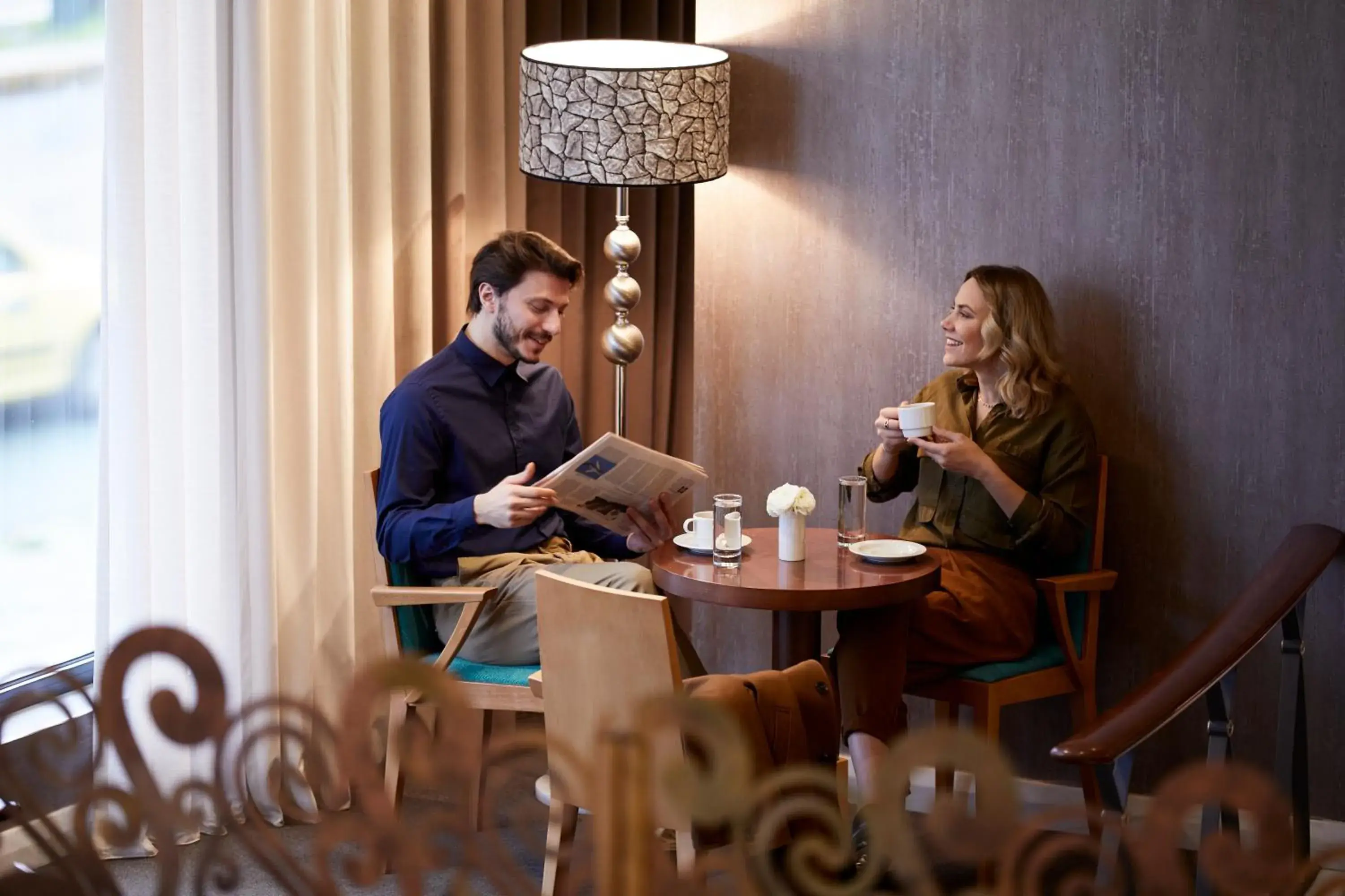 Lounge or bar in Athens Zafolia Hotel