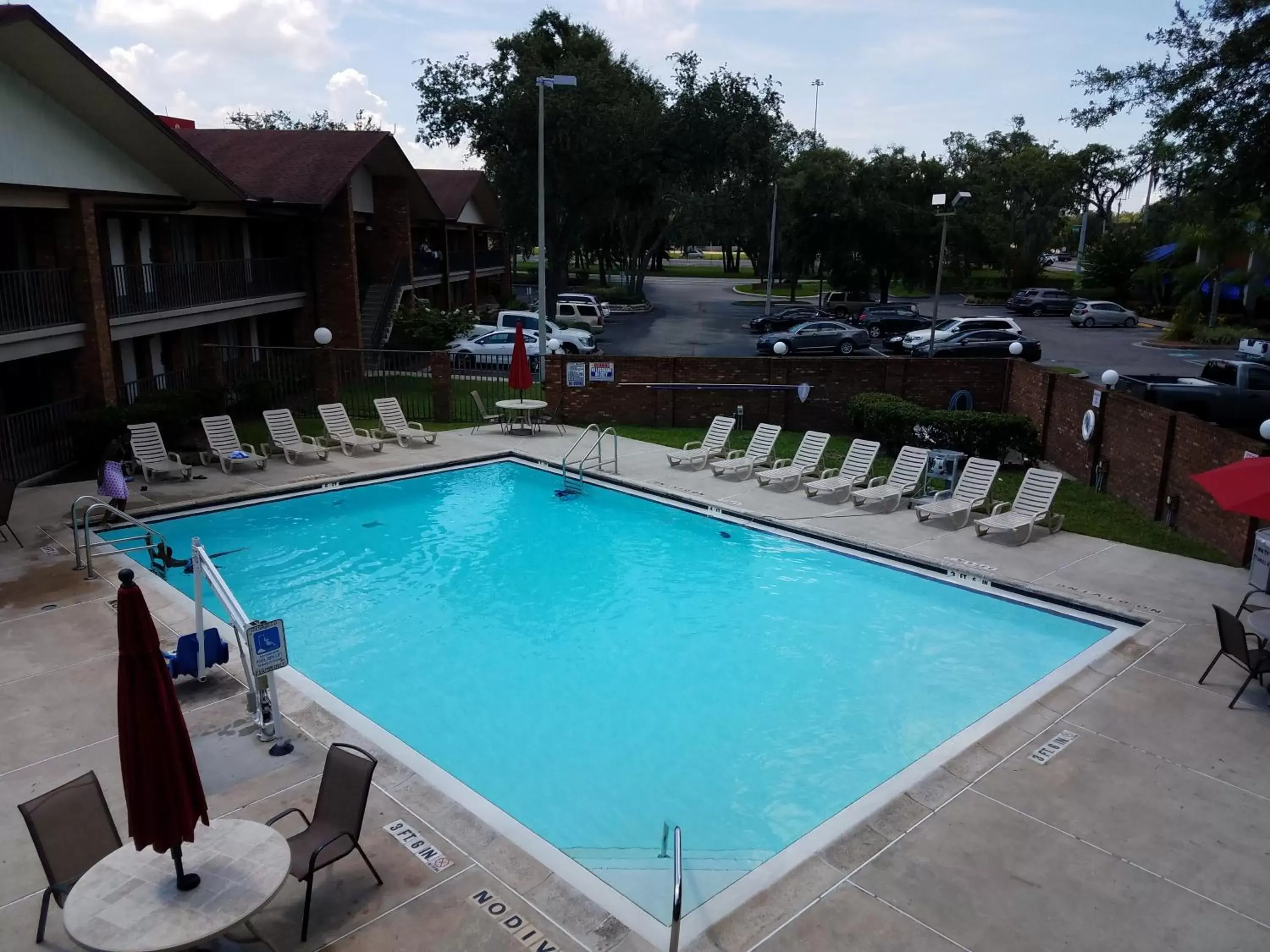 Pool View in Ramada by Wyndham Temple Terrace/Tampa North