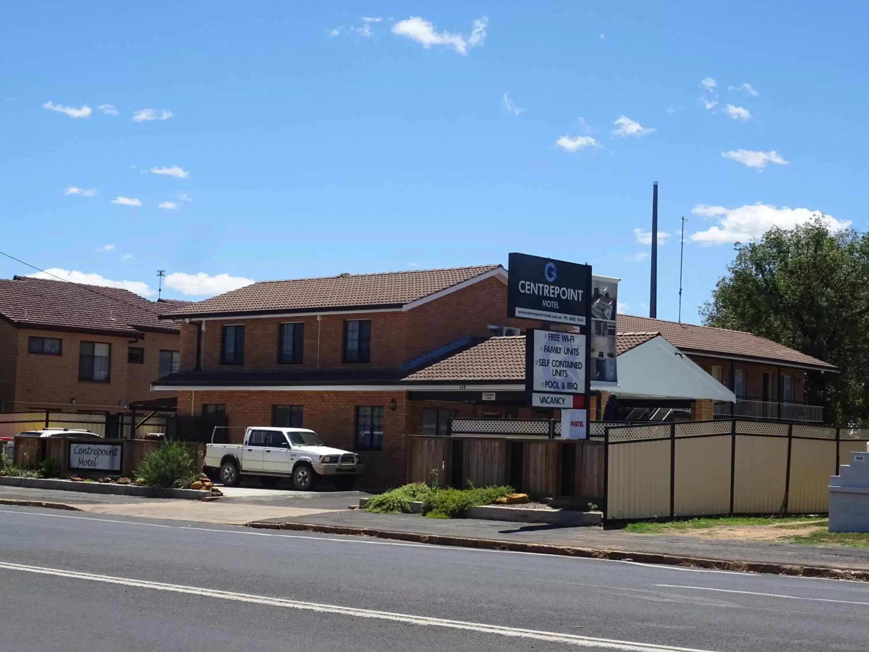Property Building in Centrepoint Motel