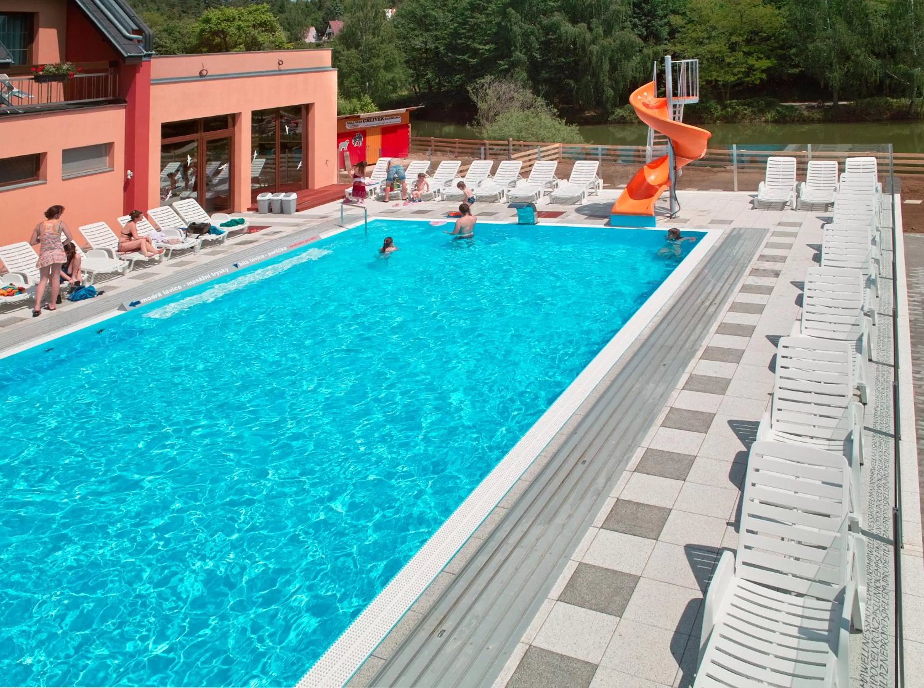 Swimming pool in OREA Resort Panorama Moravský kras