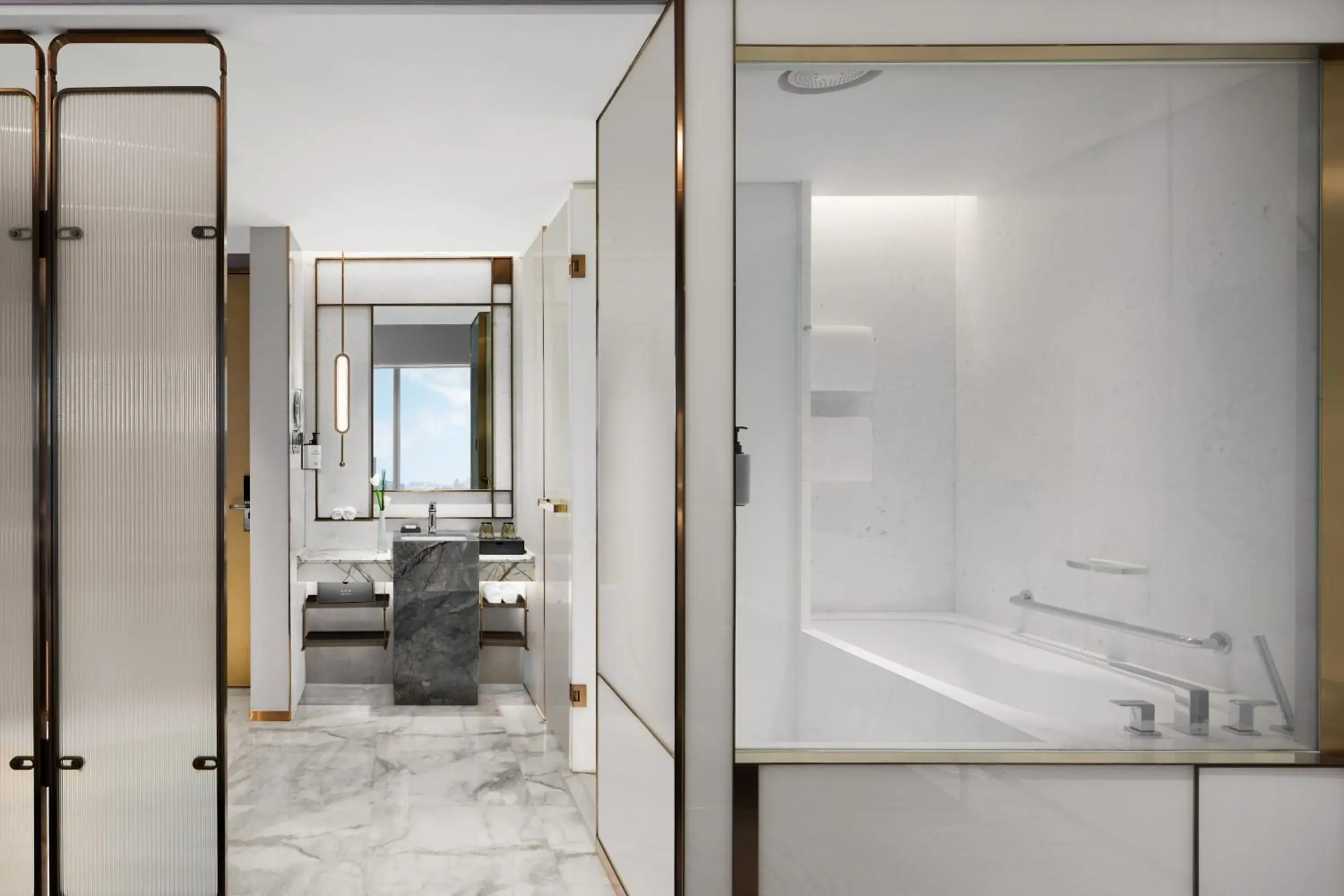 Toilet, Bathroom in Conrad By Hilton Shanghai