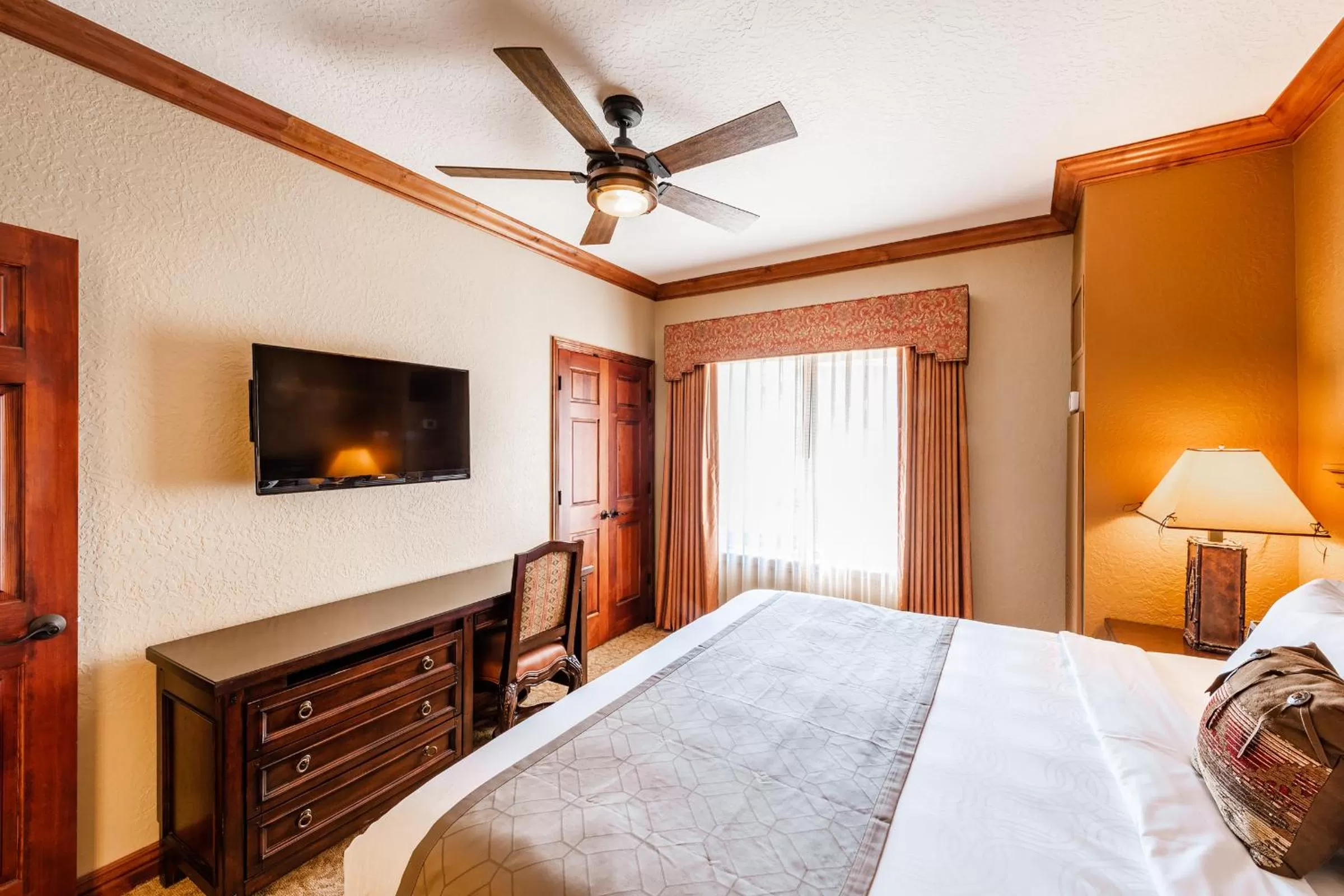 Bed in Condos at Canyons Resort by White Pines