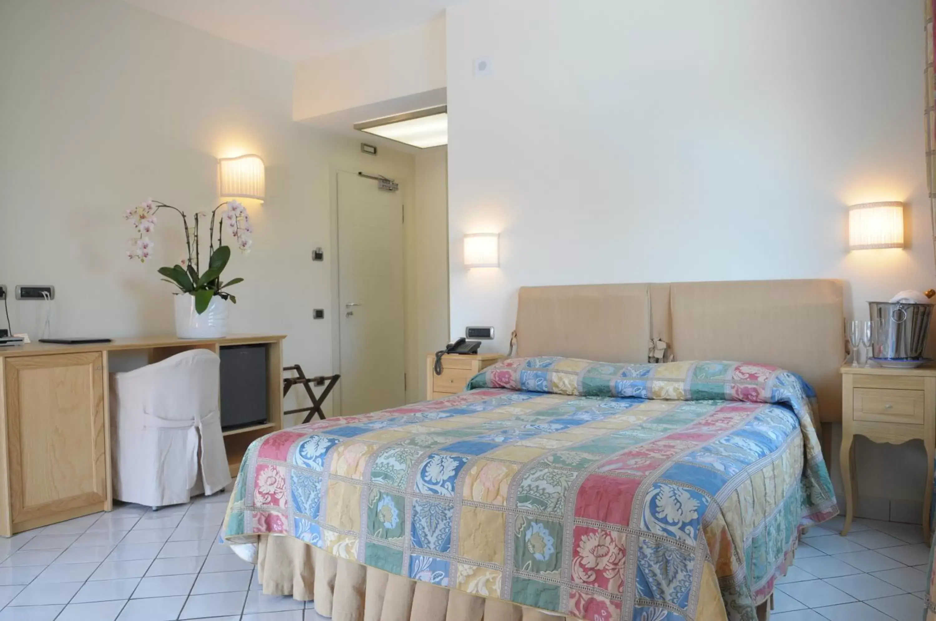 Bed in Hotel Villa Poseidon & Events