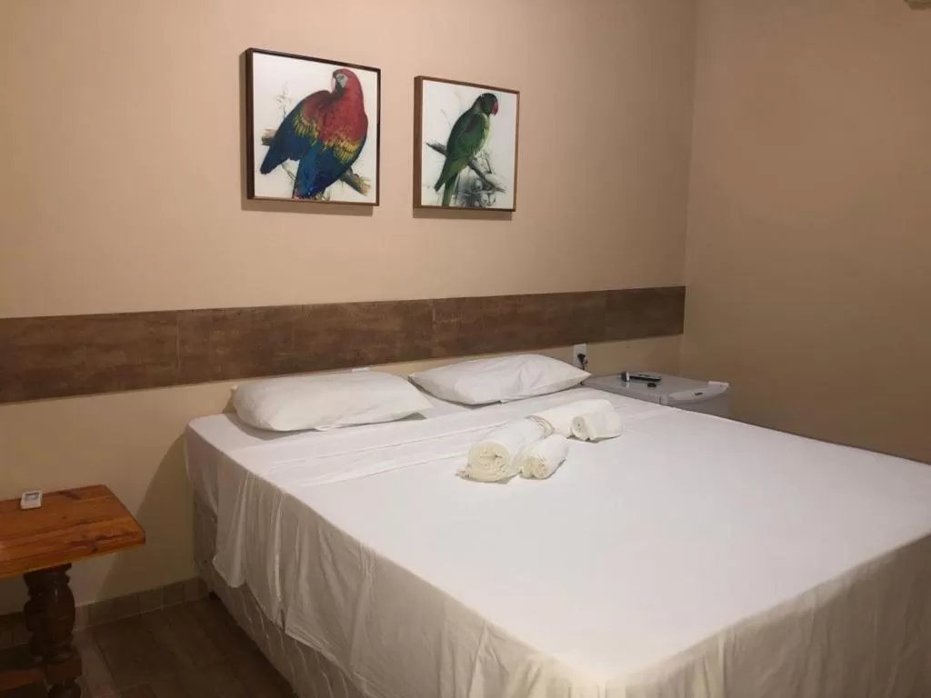 Bed in Pousada São Miguel dos Milagres