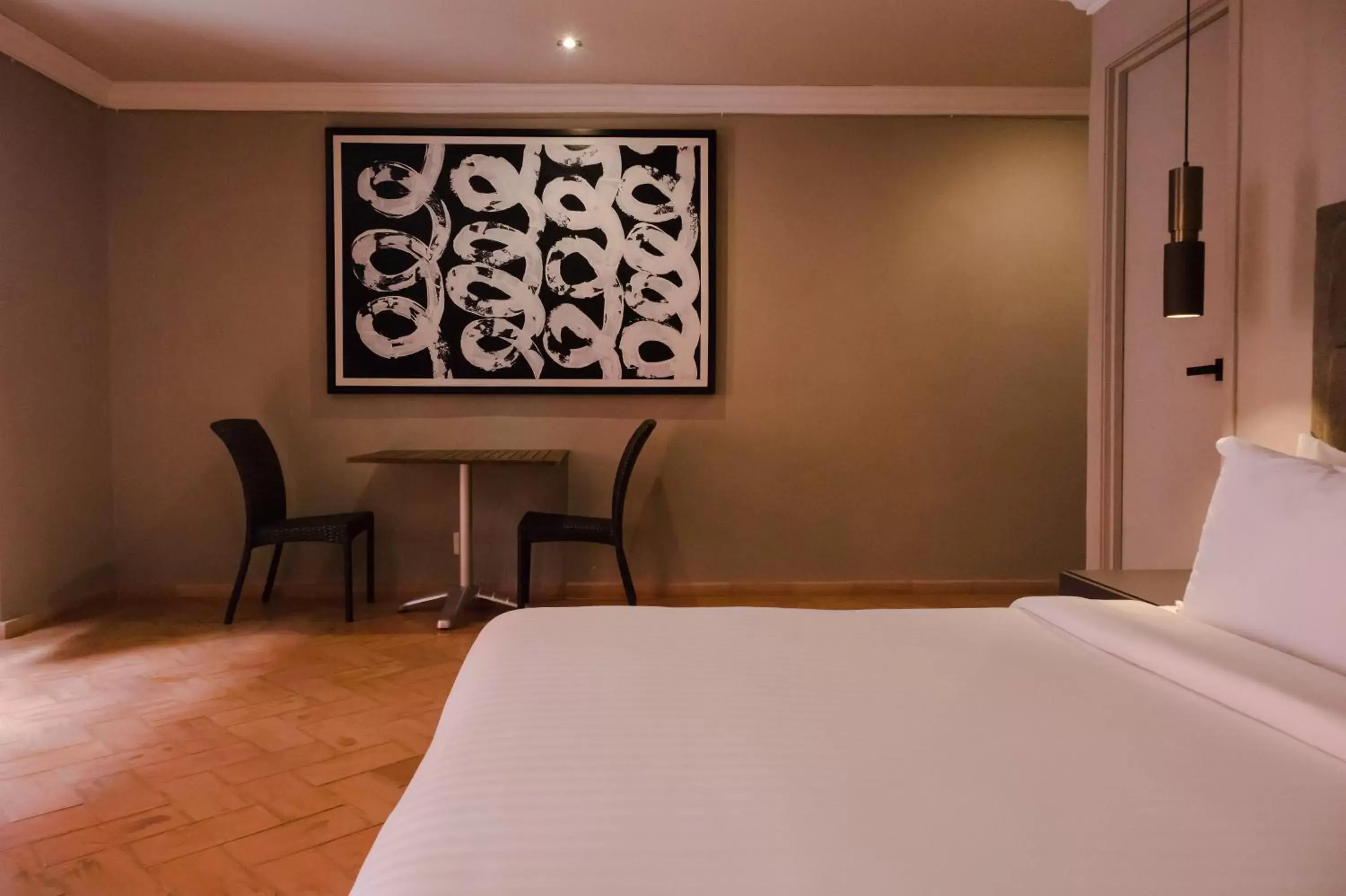Decorative detail, Bed in Mikaella Hotel