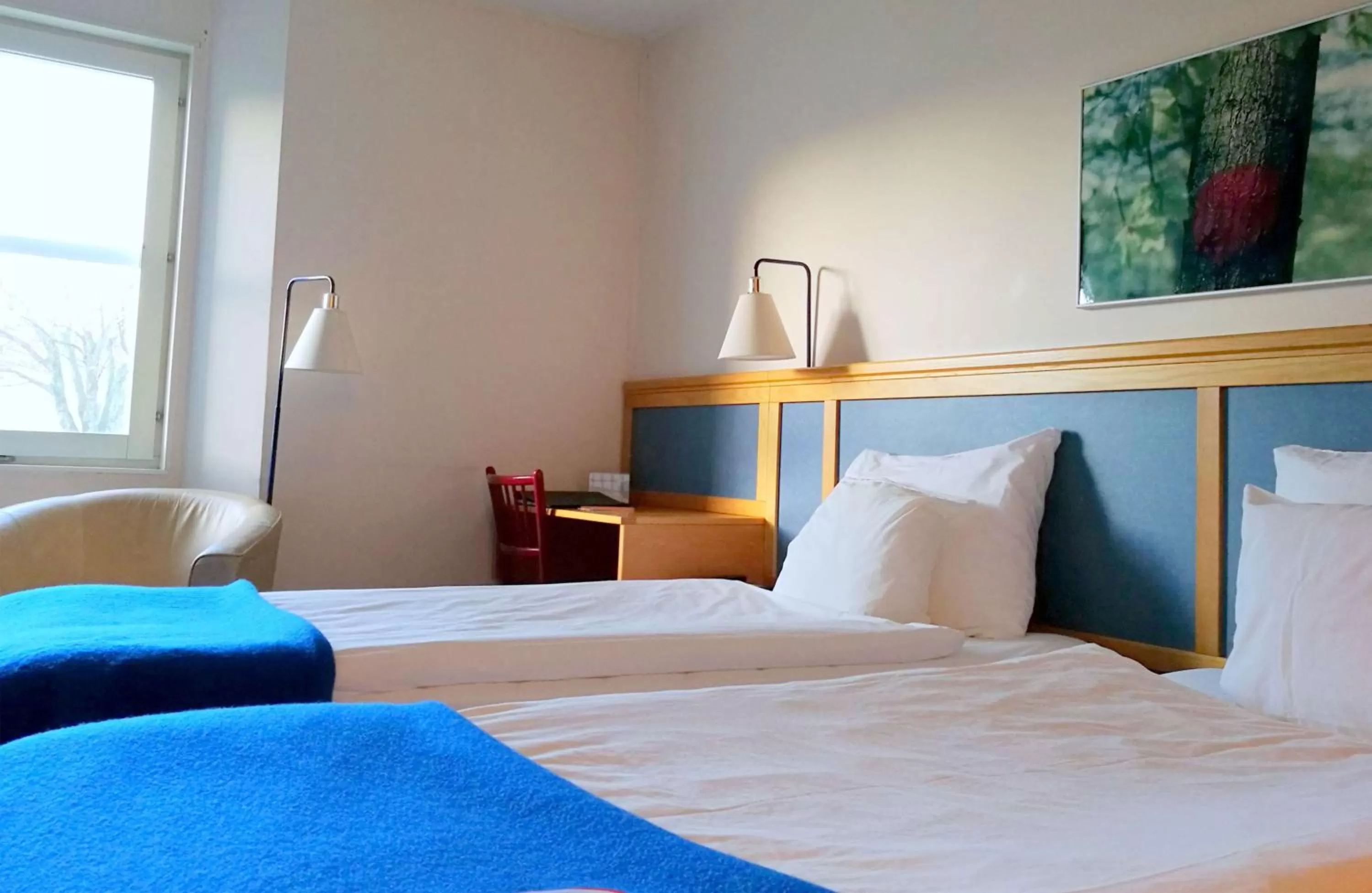 Bedroom, Bed in Hotell Erikslund