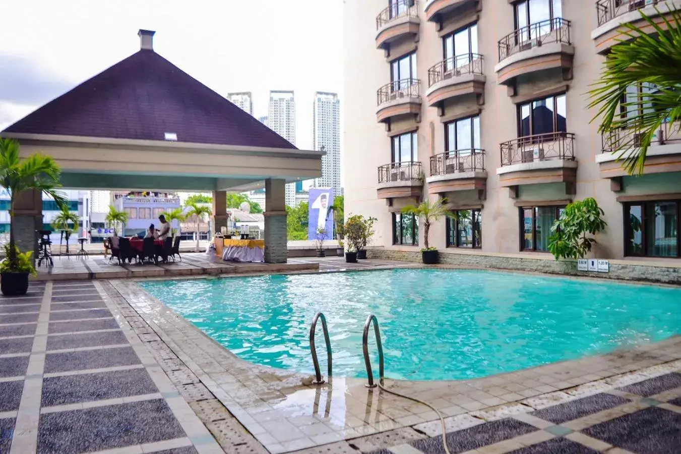 Swimming Pool in Mega Anggrek Hotel Jakarta Slipi