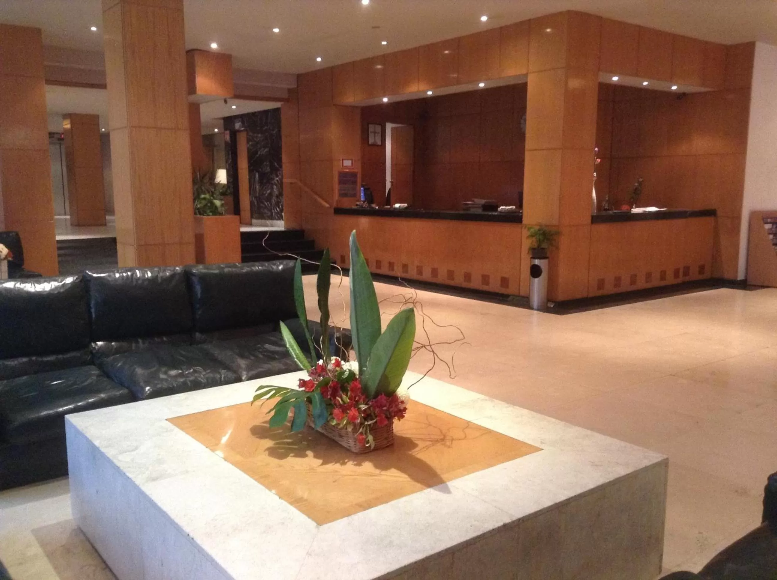 Lobby or reception in Hotel Sevilla