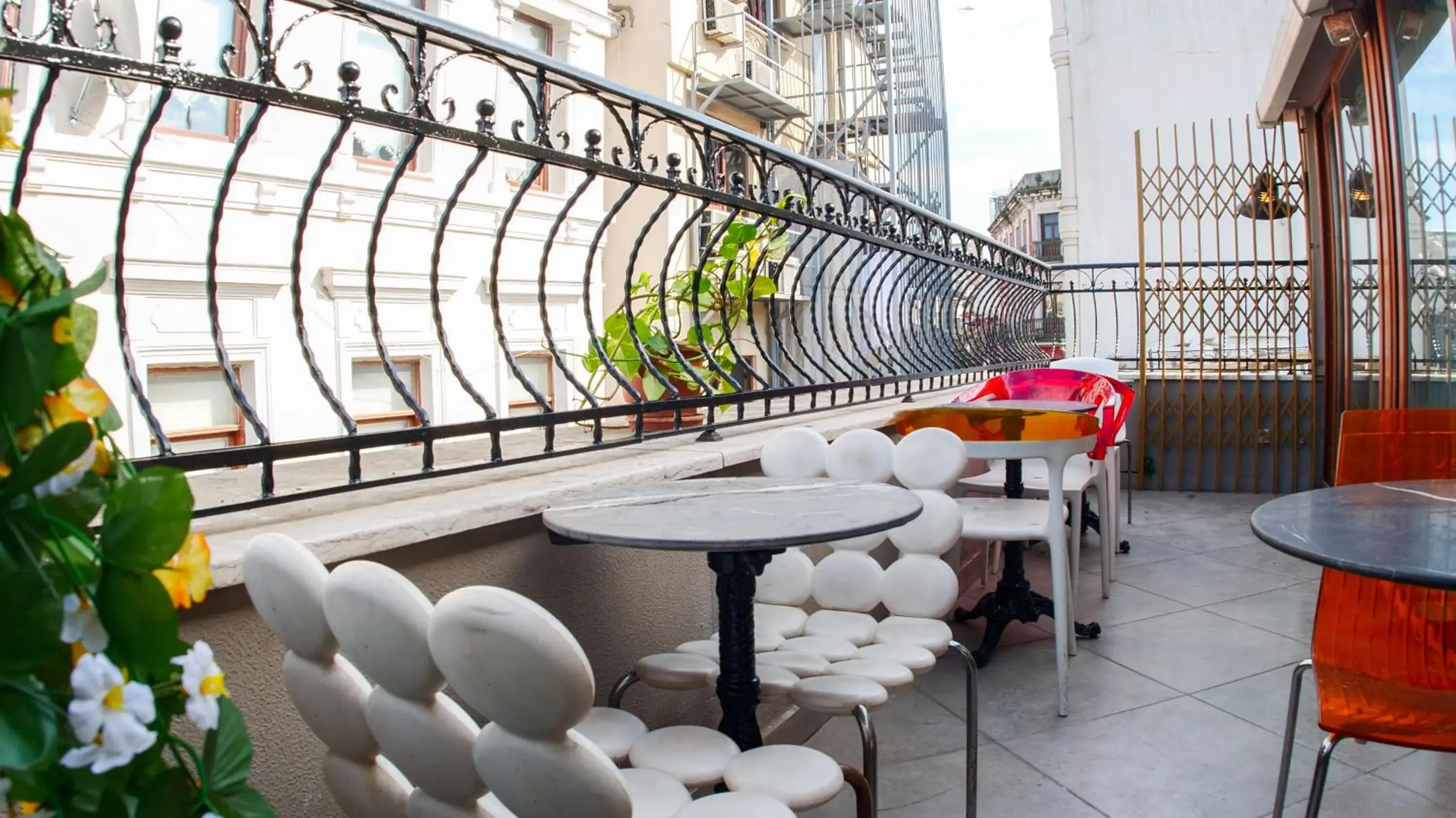 Balcony/Terrace in Stay Inn Taksim Hostel