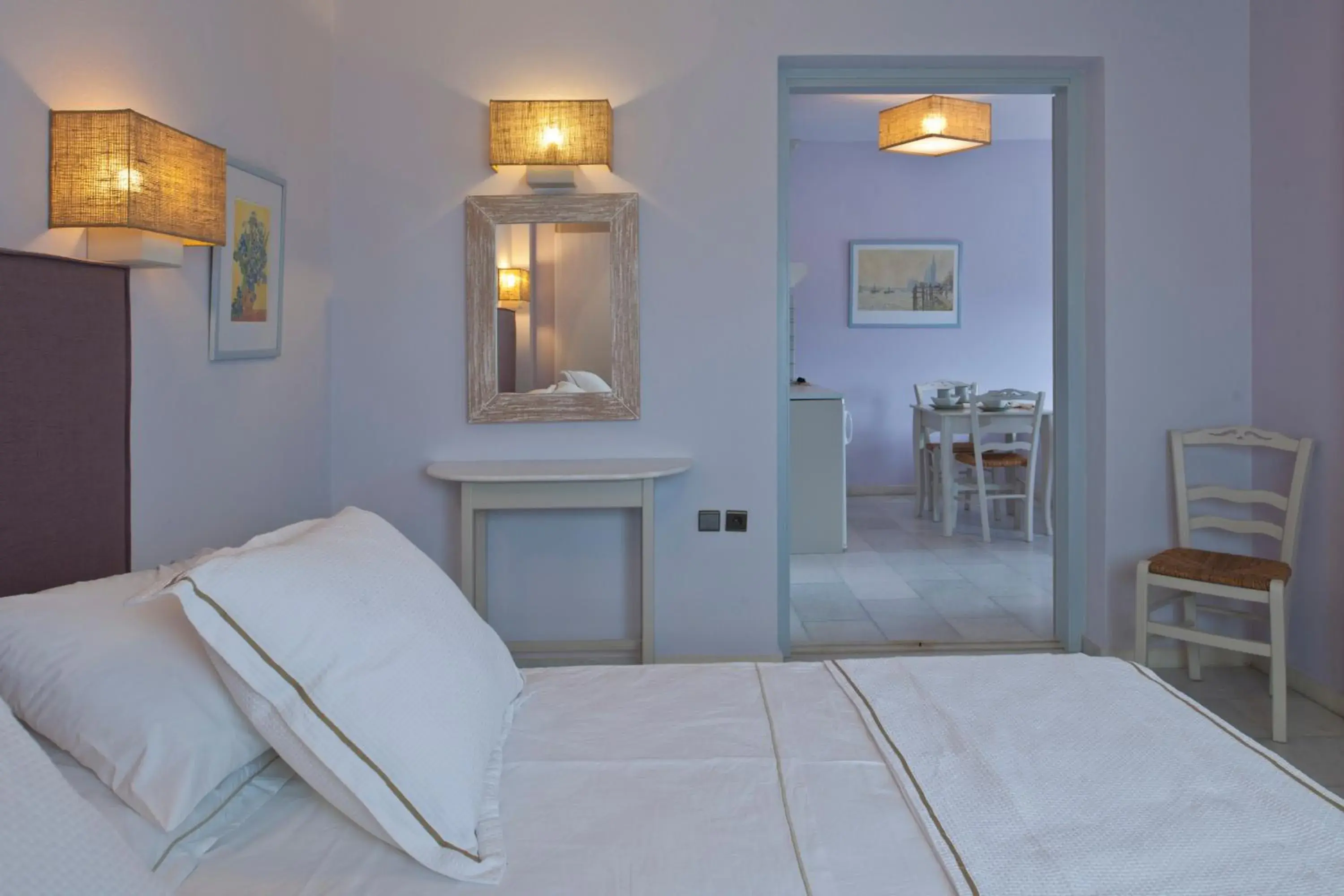 Bedroom, Bed in Ammos Naxos Exclusive Apartment