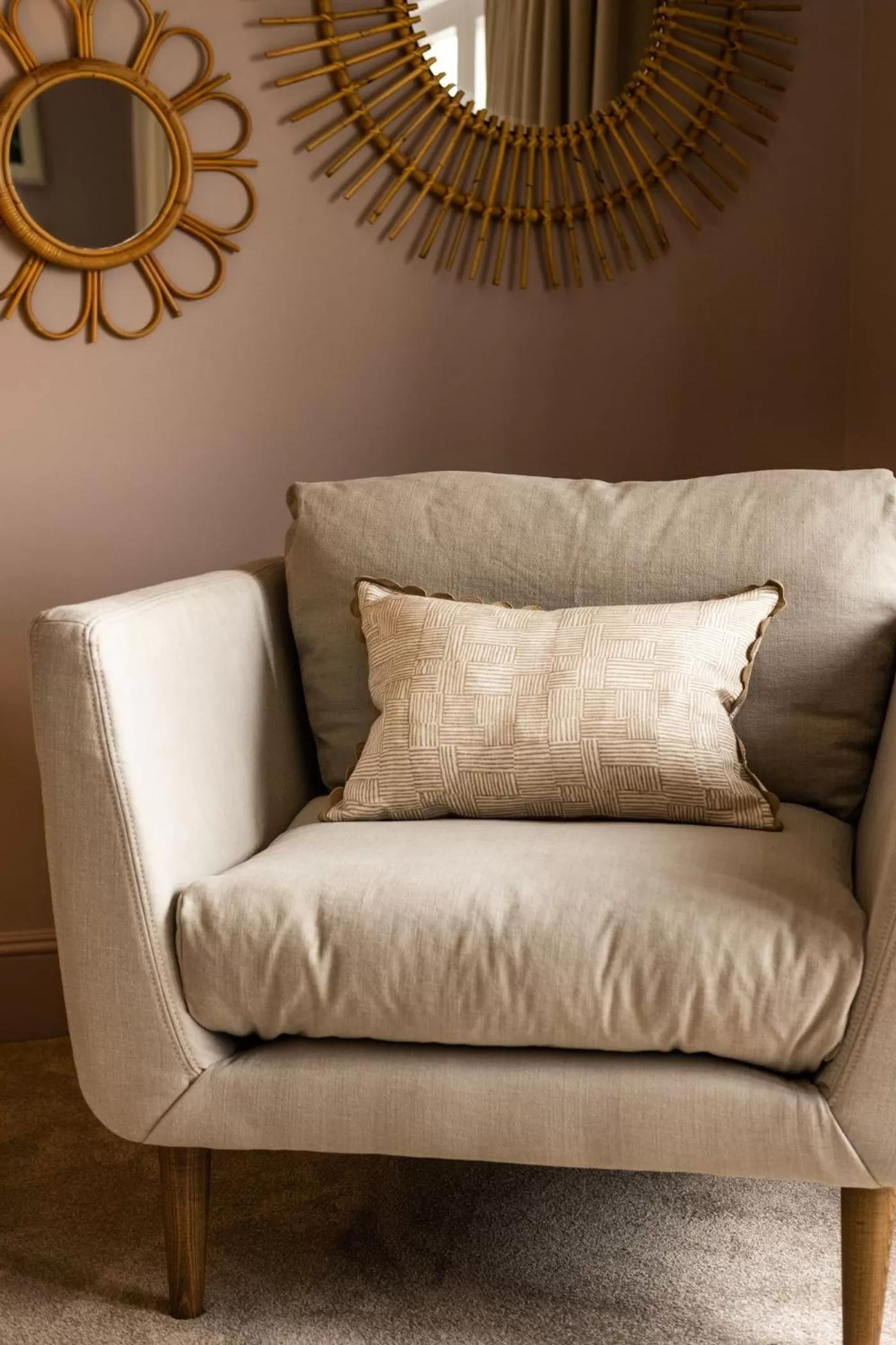 Seating area in The Crown Inn