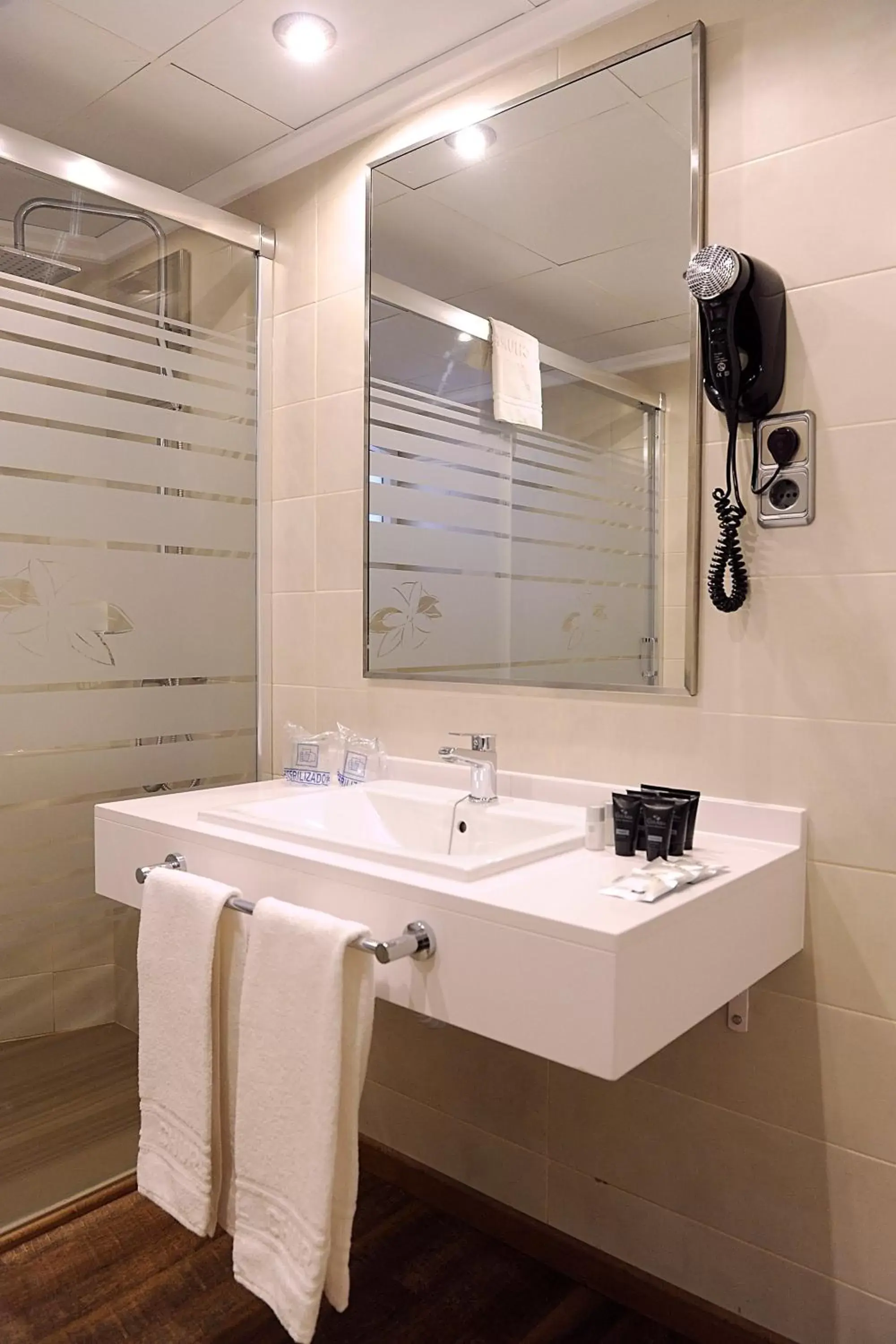 Shower, Bathroom in Hotel El Churra