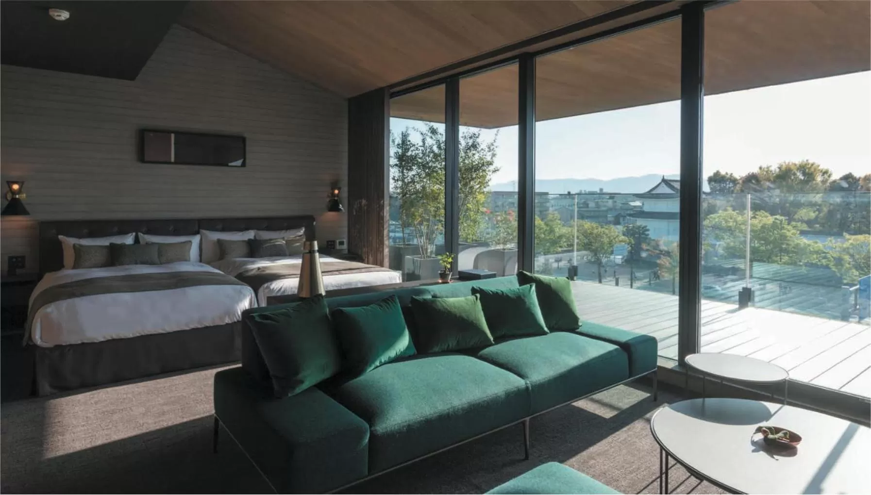 Bed in HOTEL CANATA KYOTO