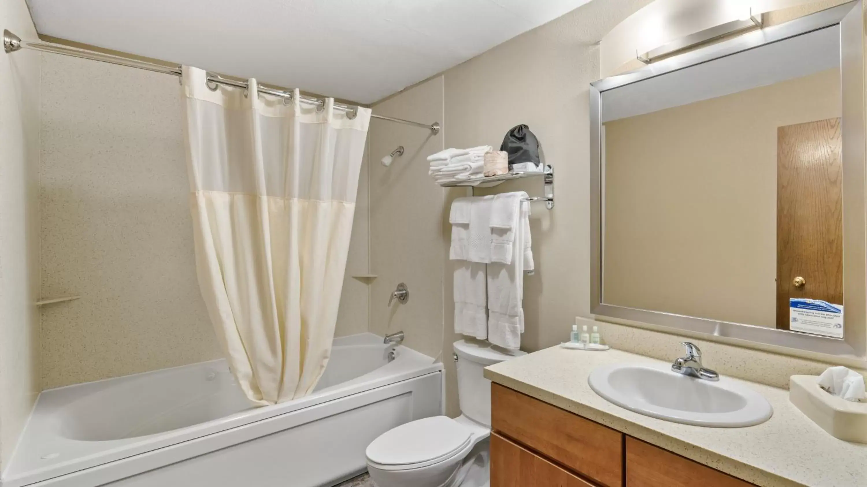 Bath, Bathroom in Clarion Hotel & Suites Fairbanks near Ft. Wainwright