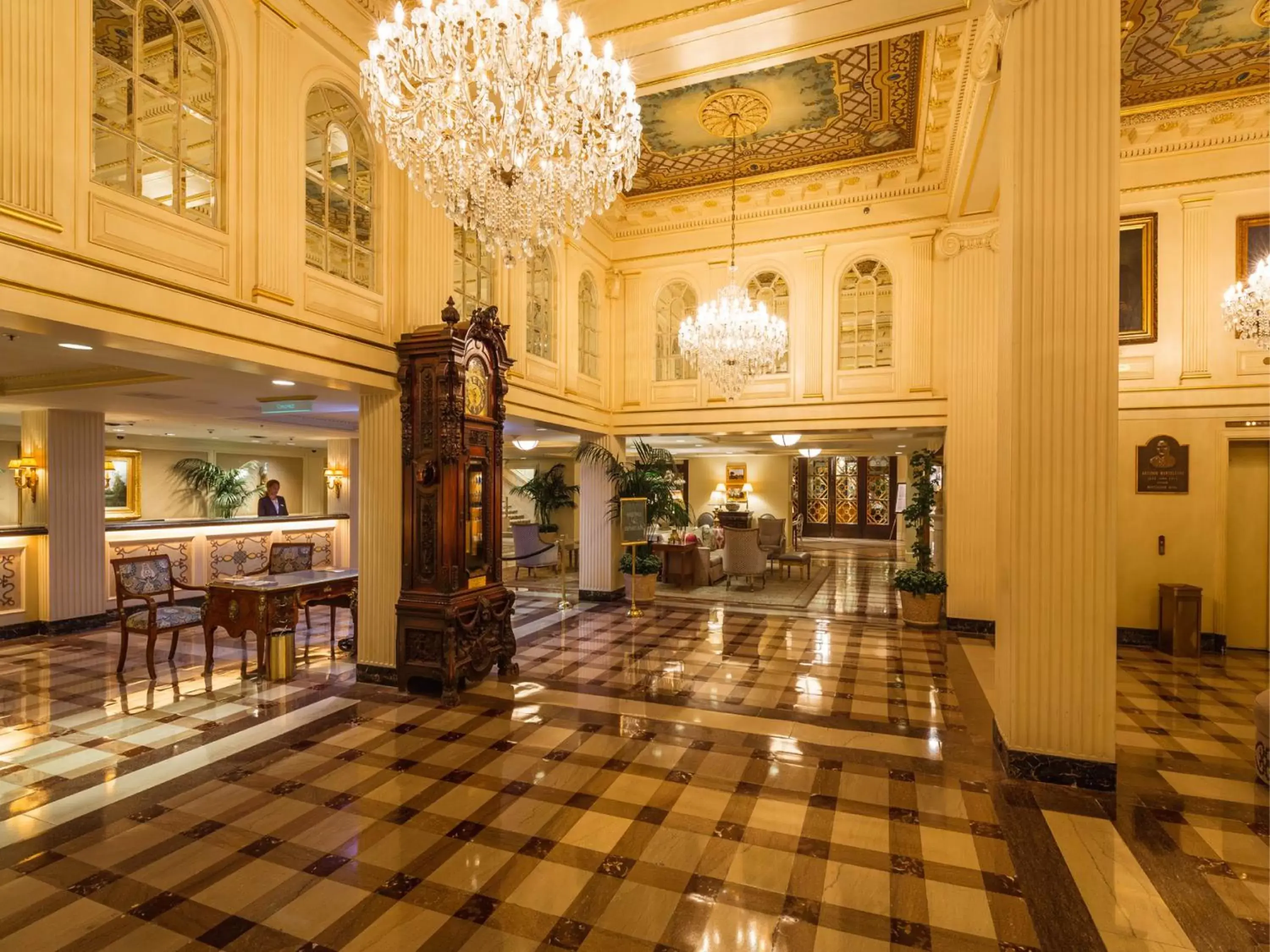 Lobby or reception, Restaurant/Places to Eat in Hotel Monteleone