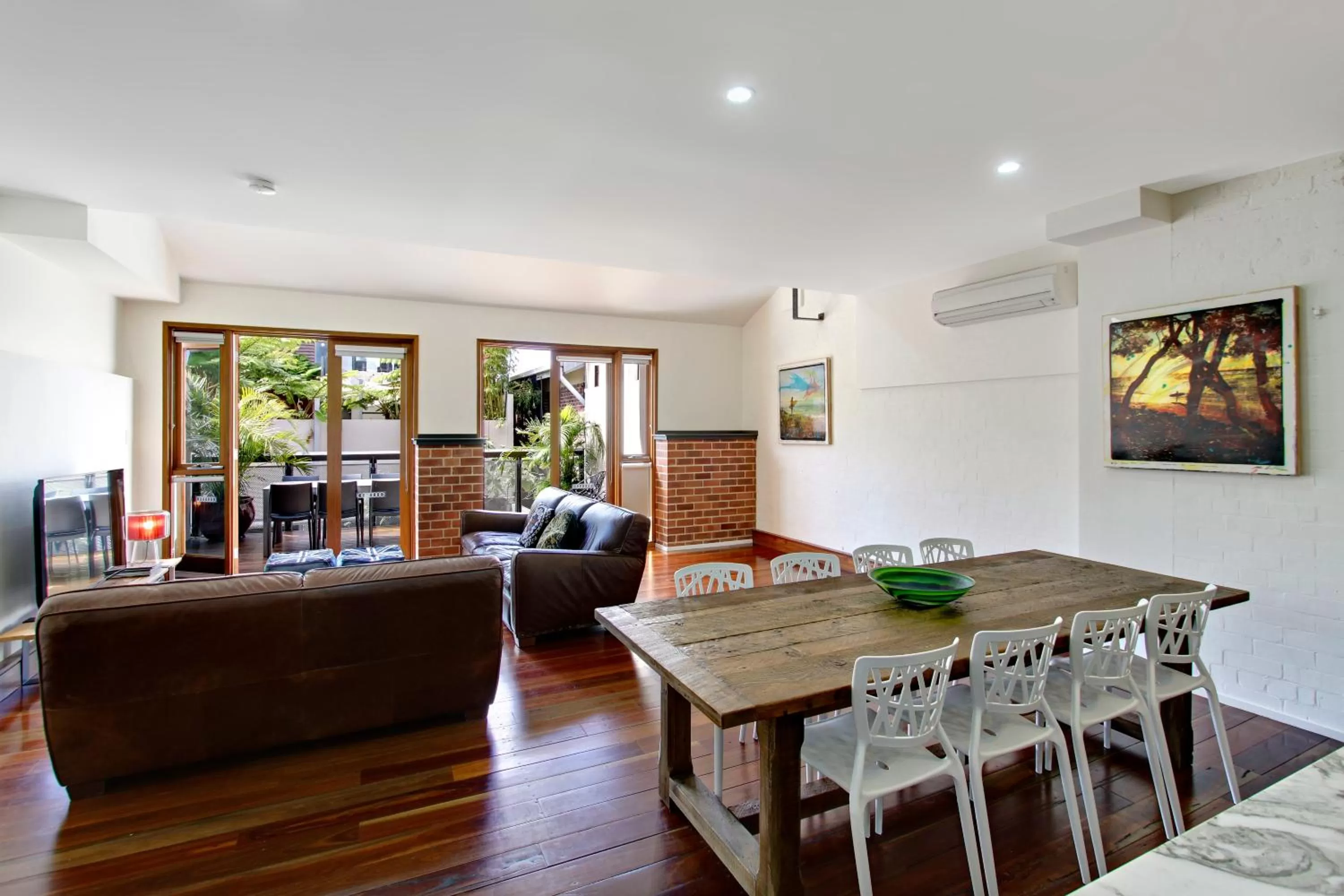 Living room in Byron Butter Factory Apartments