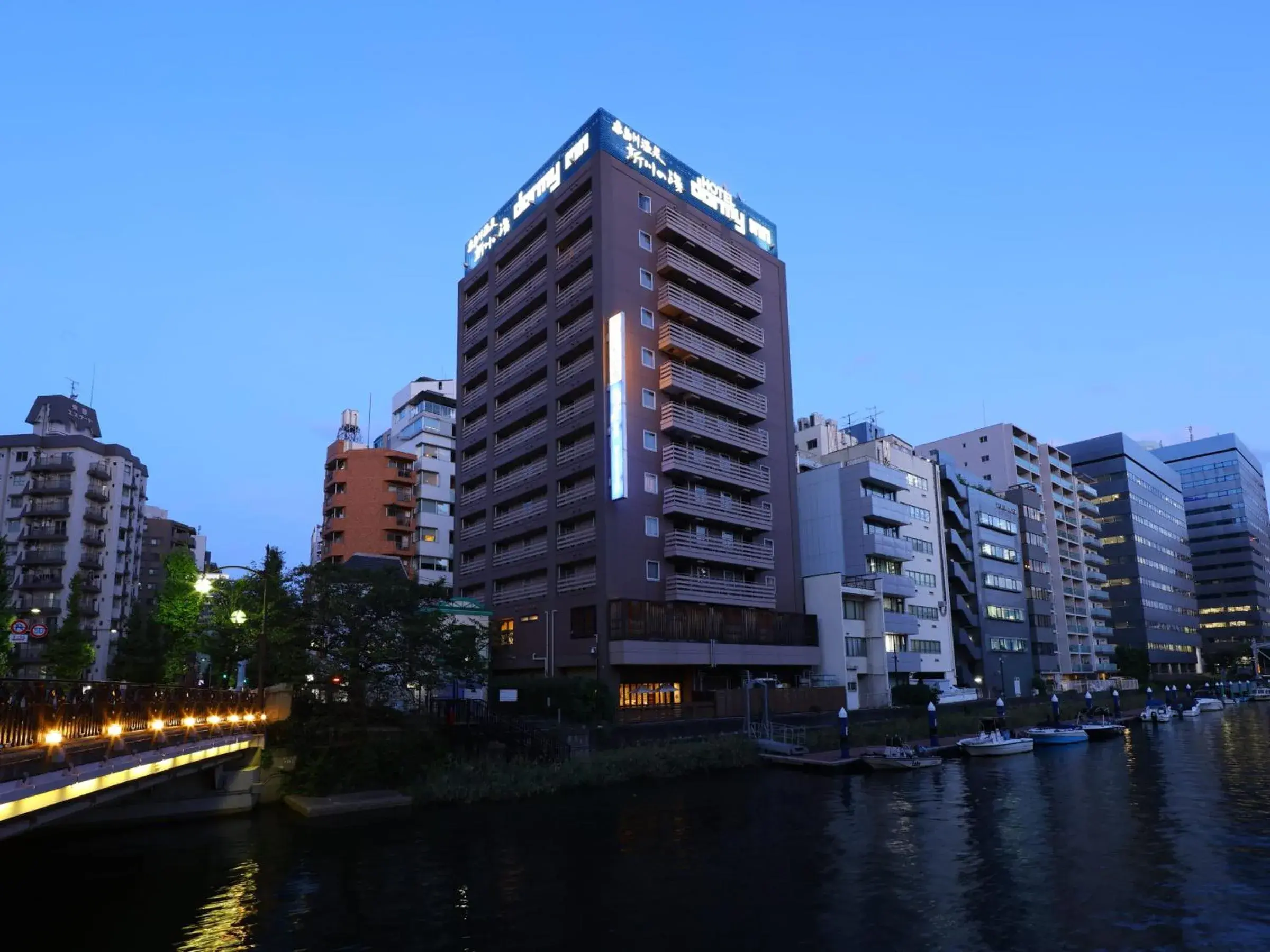 Property building in Dormy Inn Tokyo Hatchobori Hot Spring