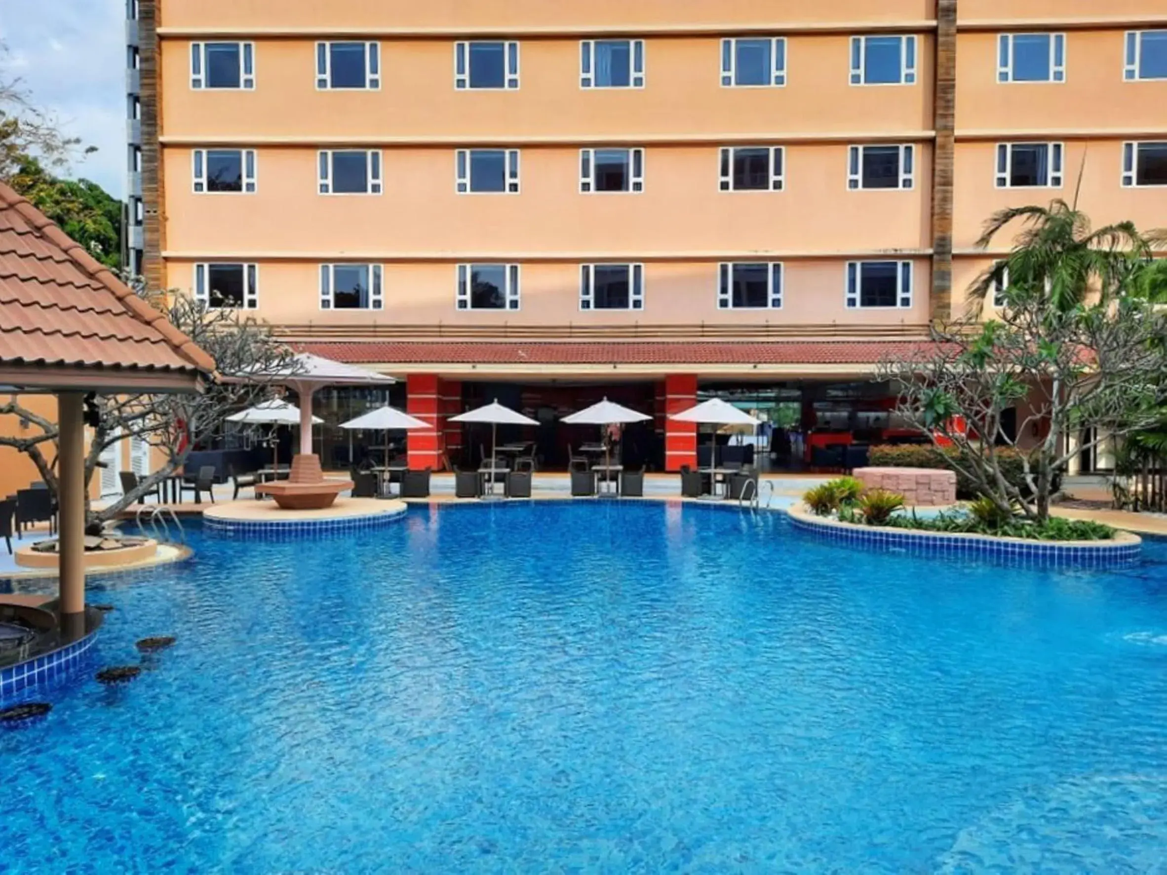 Property building, Swimming Pool in Nova Platinum Hotel