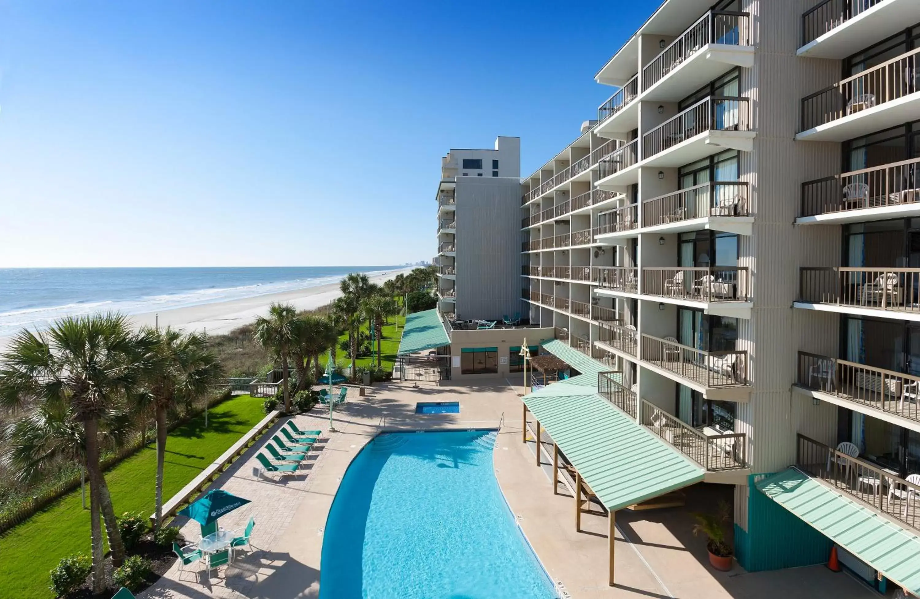 Bird's eye view in North Shore Oceanfront Resort Hotel Bird's eye view in North Shore Oceanfront Resort Hotel