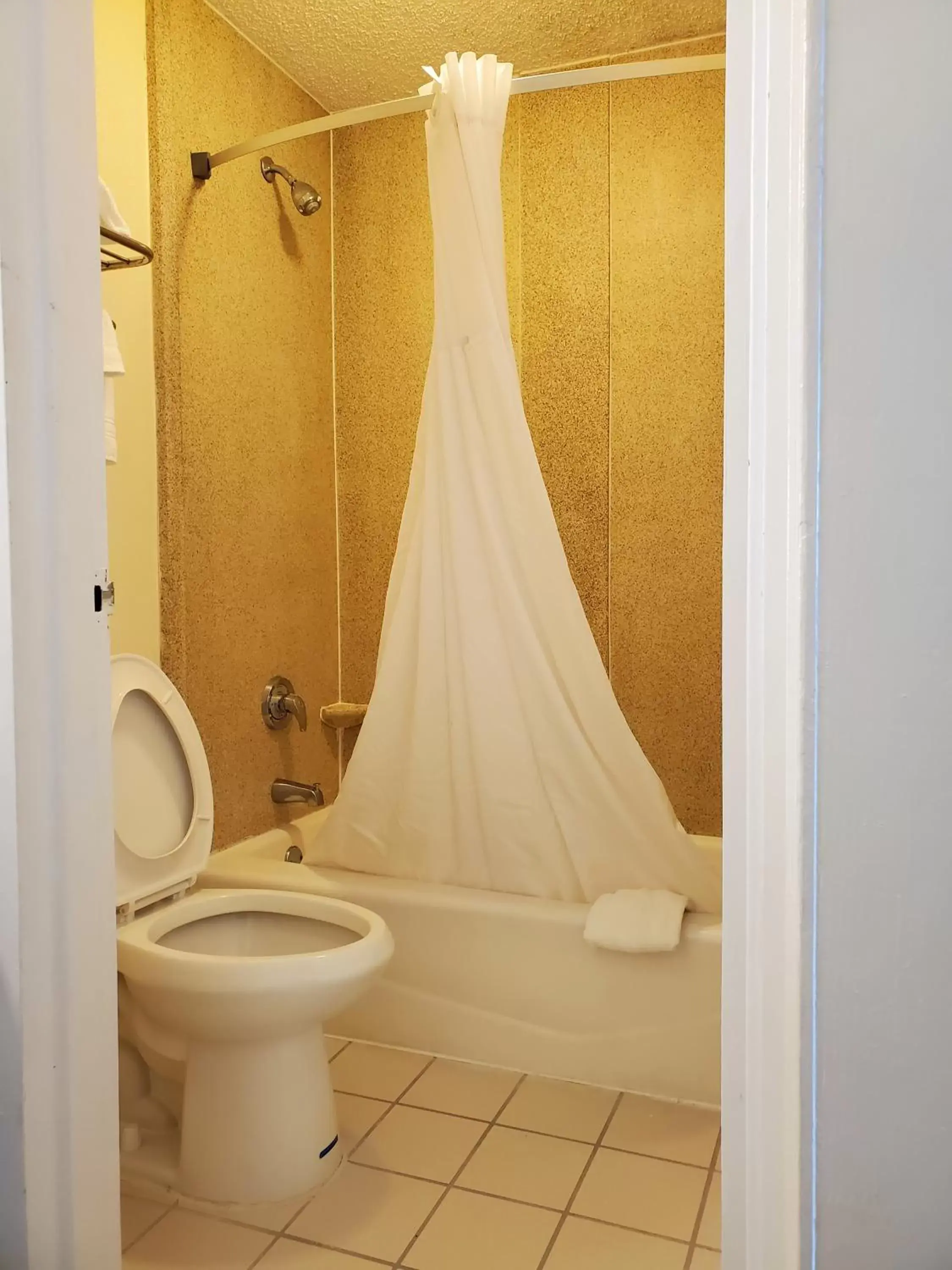 Bathroom in Days Inn by Wyndham Titusville Kennedy Space Center