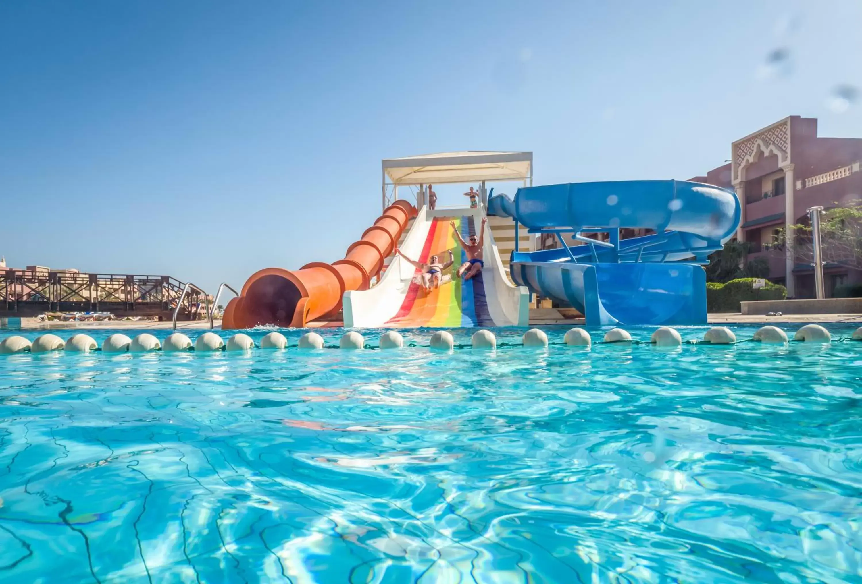 Aqua park, Swimming Pool in Sunny Days El Palacio Resort & Spa