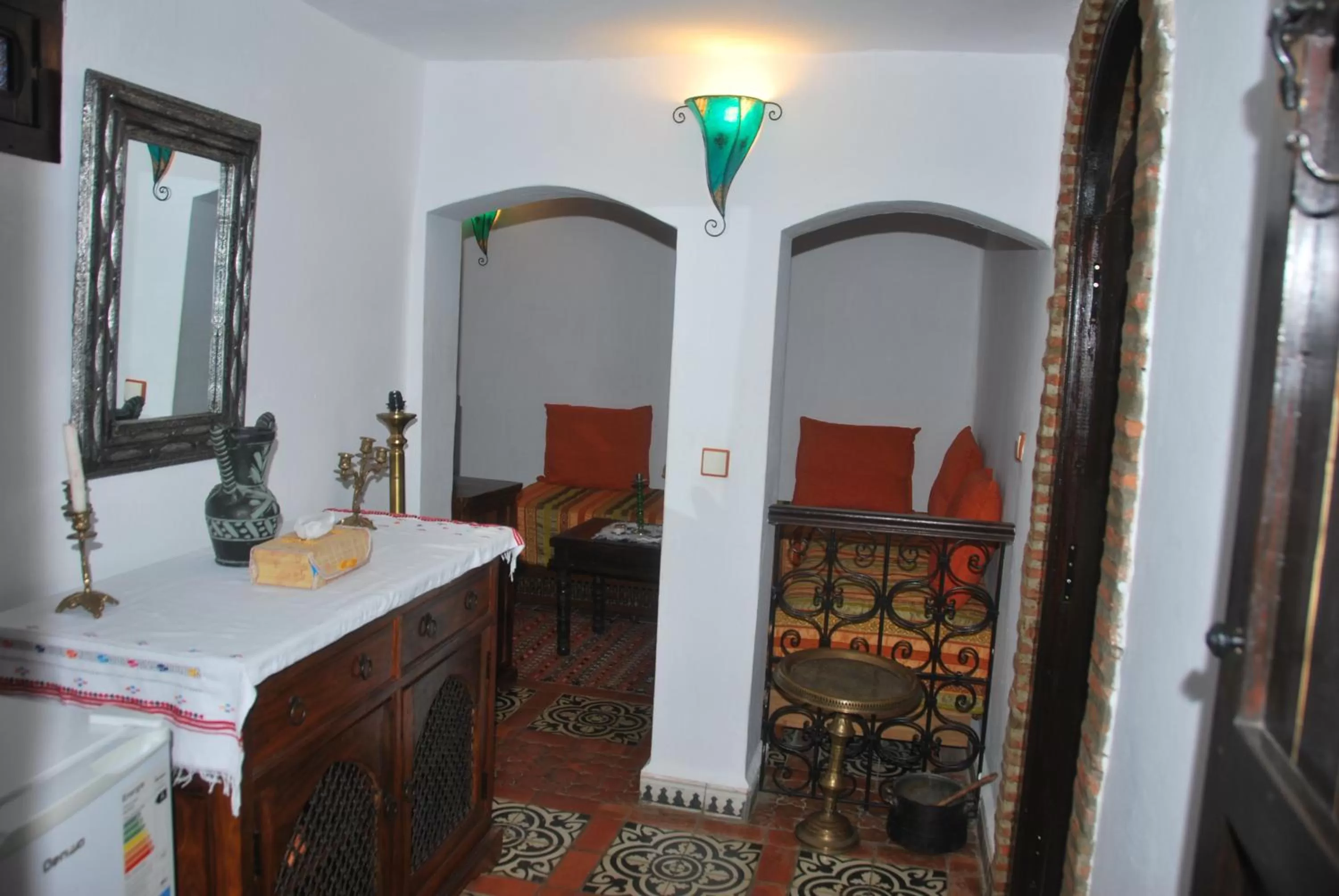 Decorative detail, Bed in Dar Zman