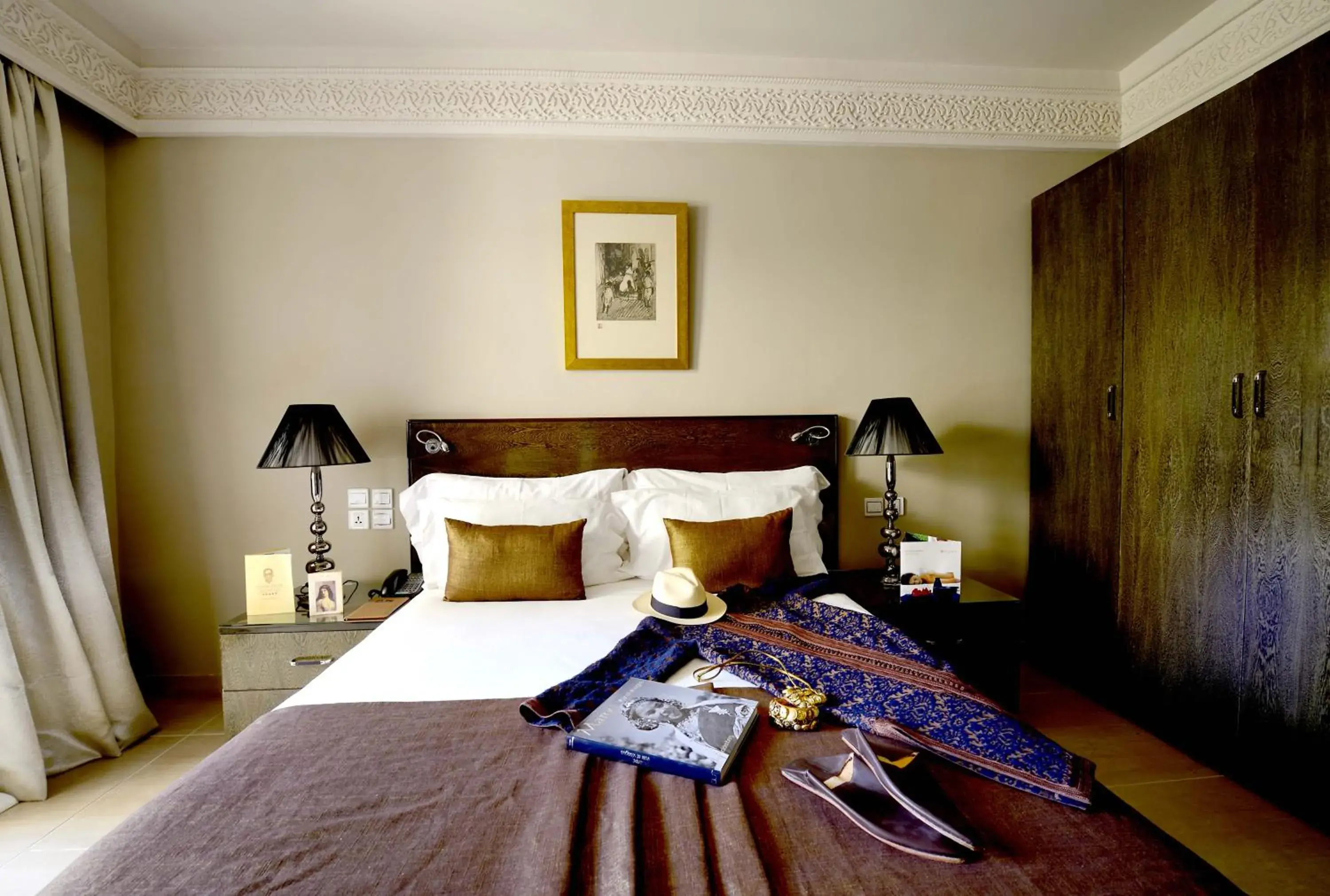 Bed in Adam Park Marrakech Hotel & Spa
