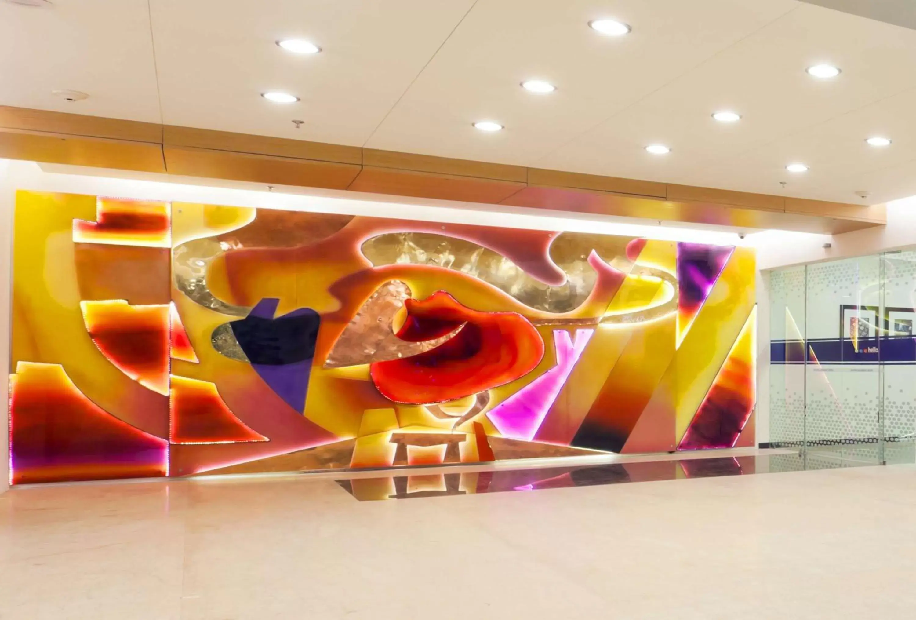 Lobby or reception in Hampton by Hilton Vadodara-Alkapuri Lobby or reception in Hampton by Hilton Vadodara-Alkapuri