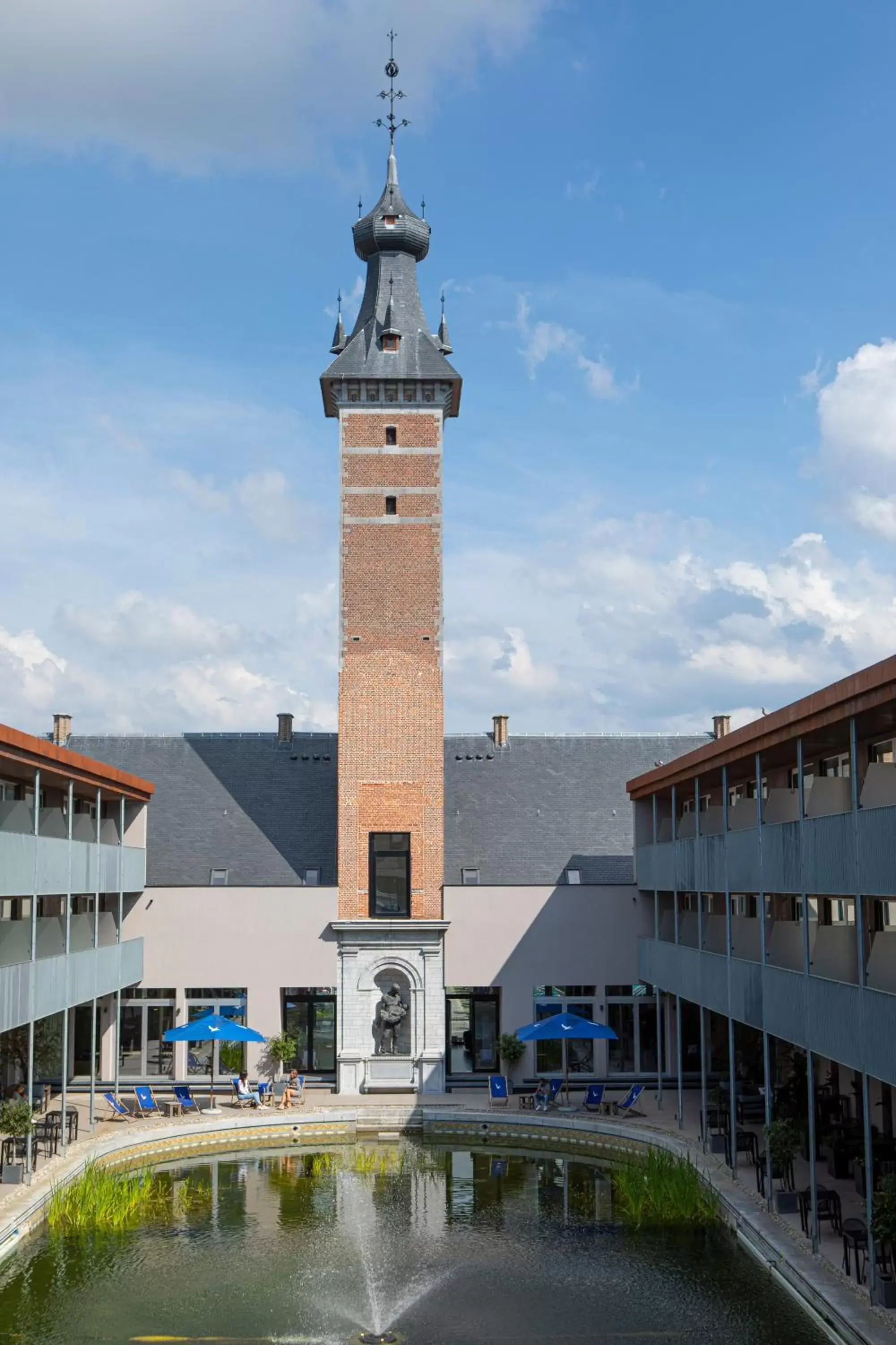 Patio, Property Building in Van der Valk Hotel Mechelen