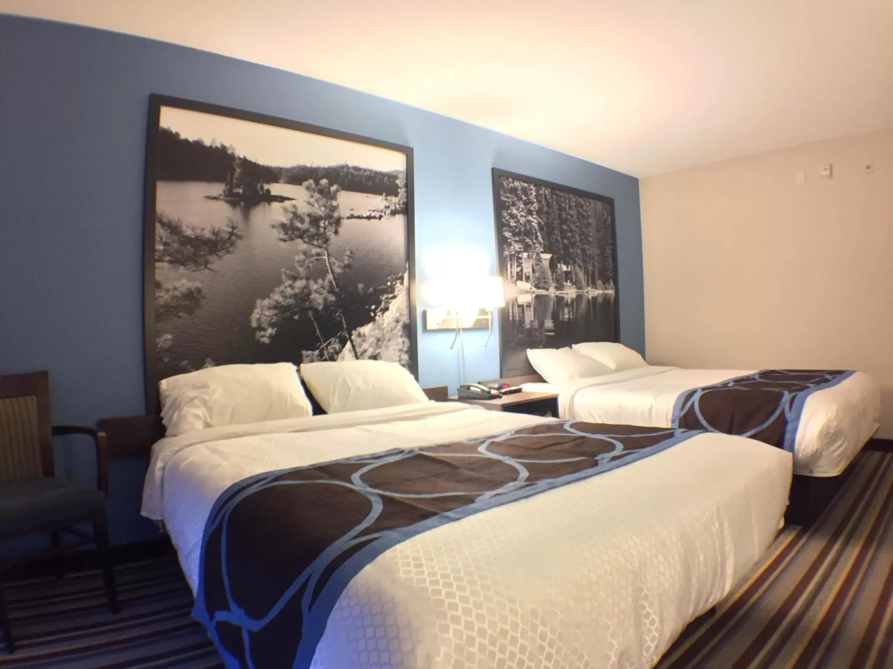 Bed in Super 8 by Wyndham Fort Frances