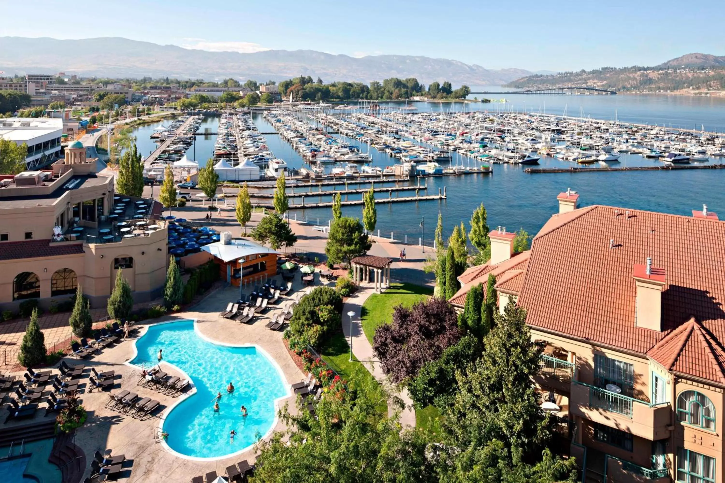 Swimming pool, Pool View in Delta Hotels by Marriott Grand Okanagan Resort