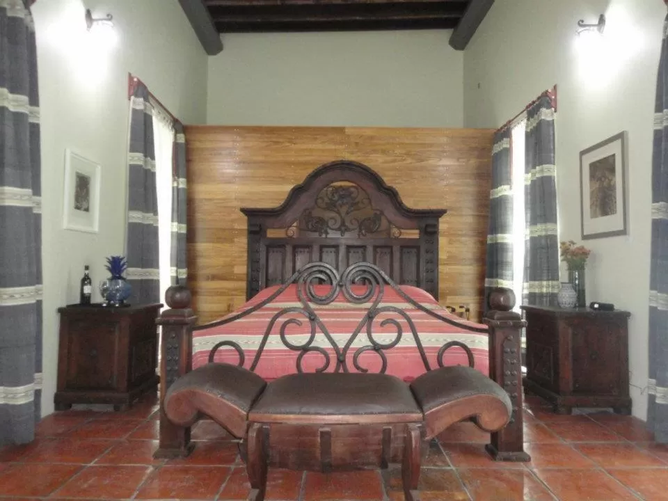 Bed in Hotel Boutique Hacienda del Gobernador