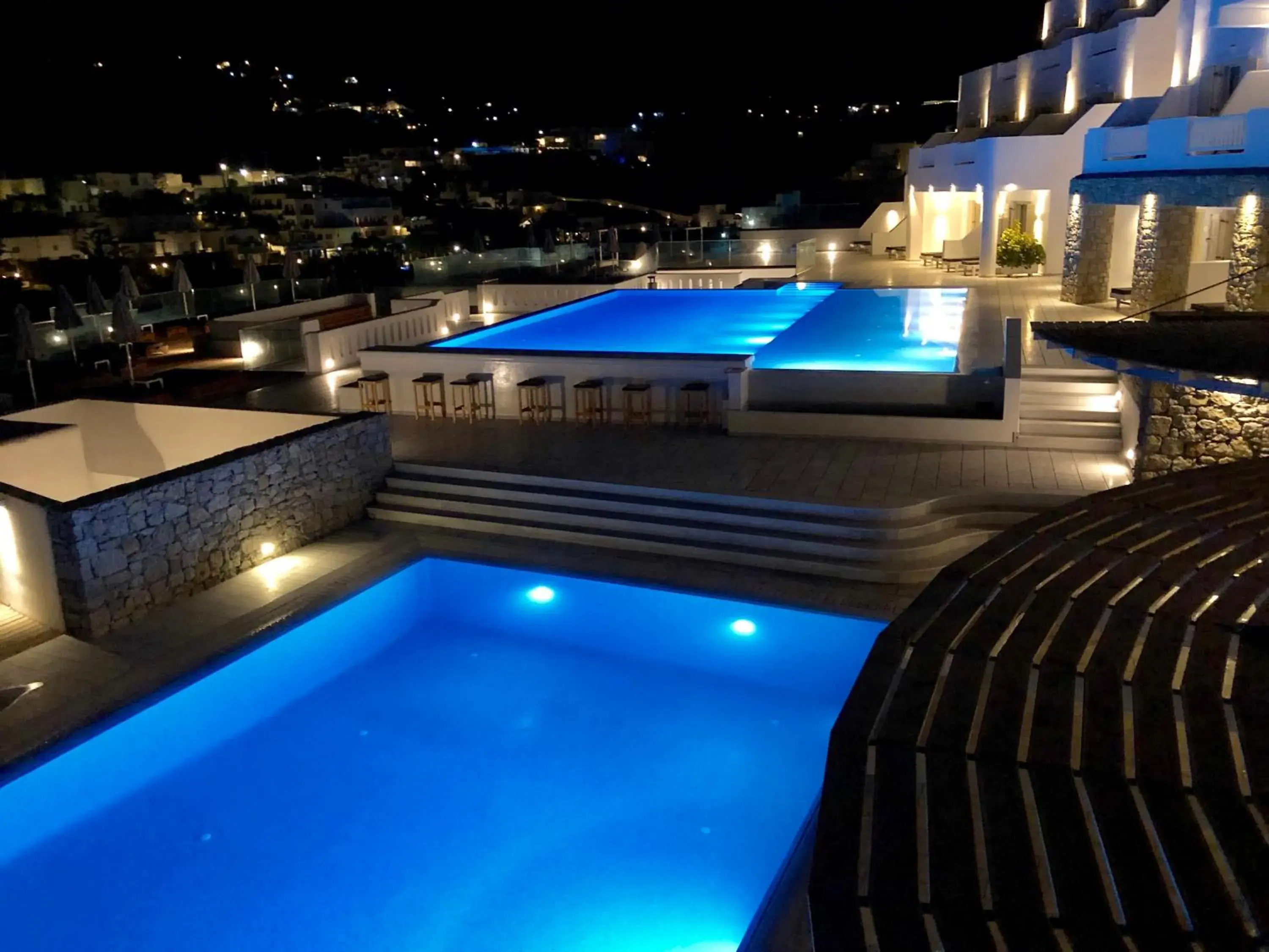 Pool view, Swimming Pool in The George Hotel Mykonos