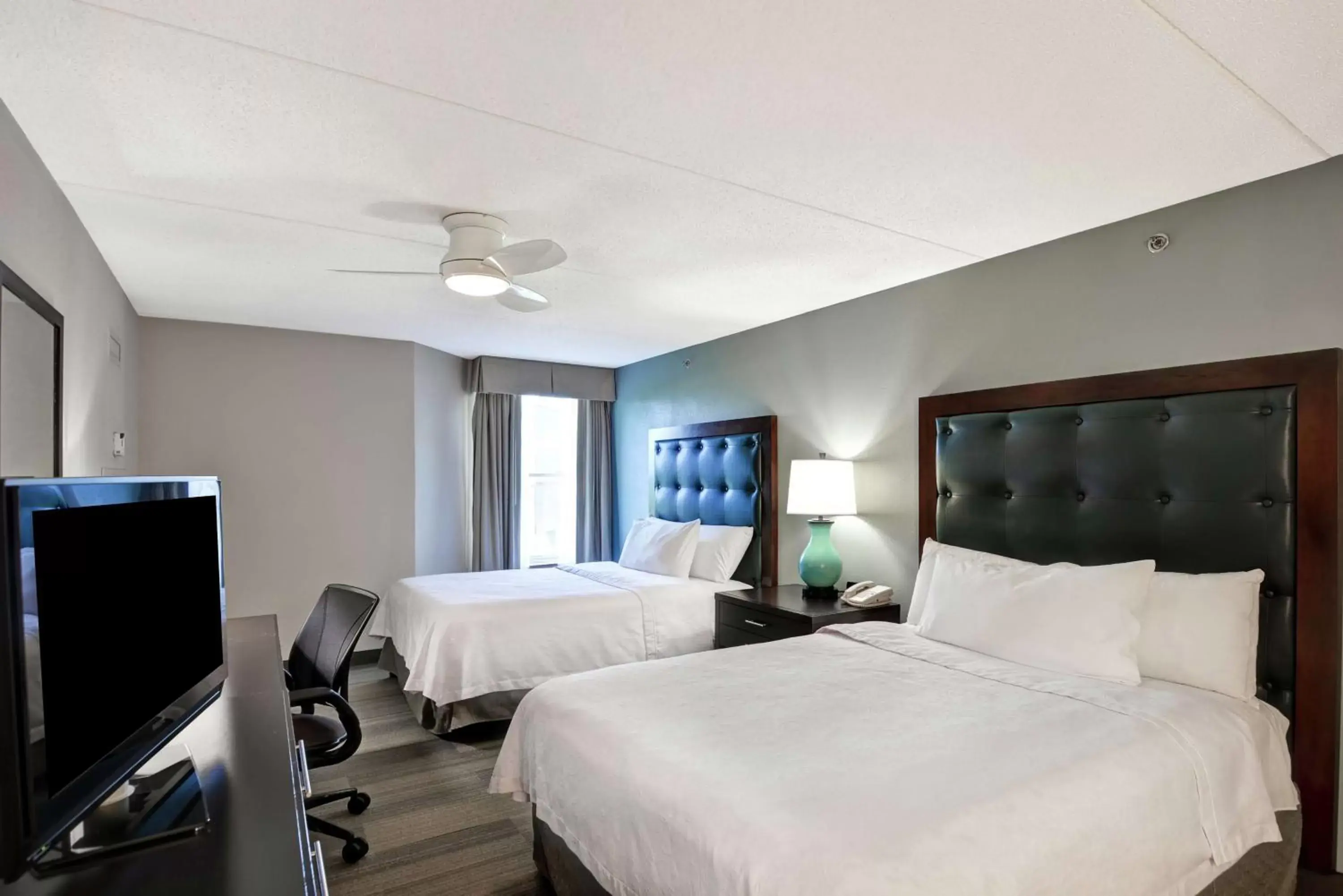 Bed in Homewood Suites by Hilton Lexington Fayette Mall