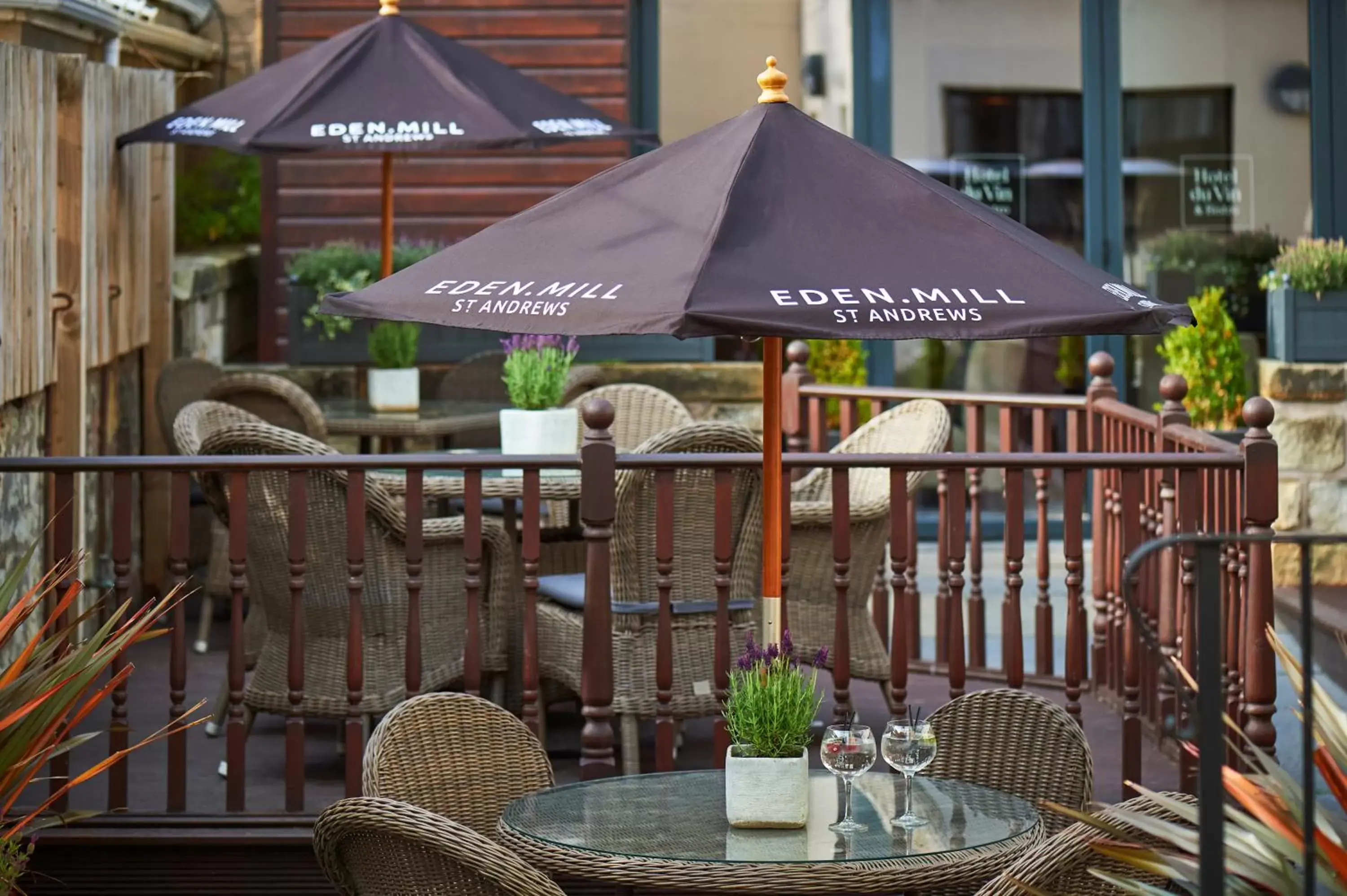 Patio, Restaurant/Places to Eat in Hotel Du Vin, St Andrews