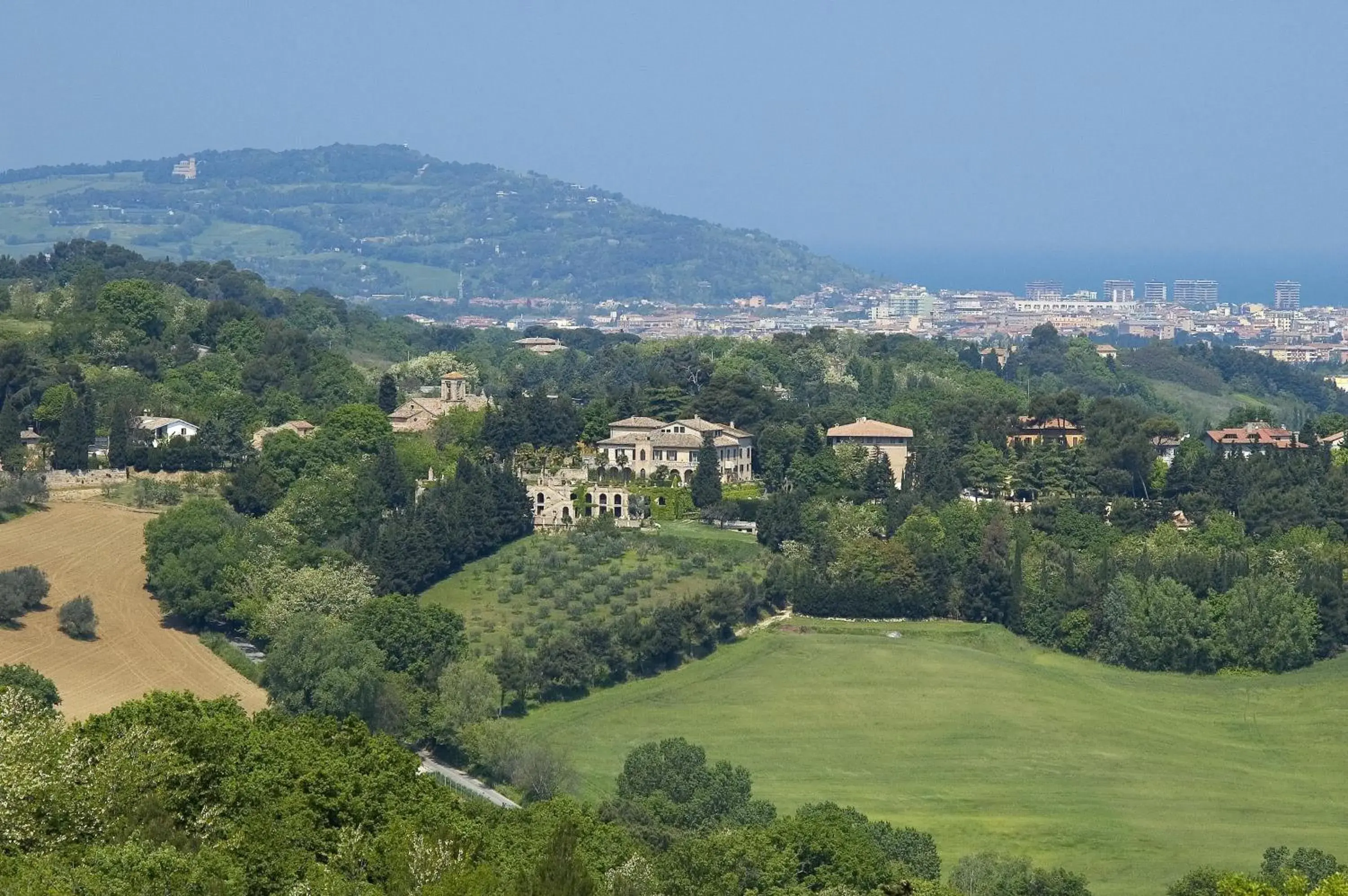 Day, Bird's-eye View in Villa Cattani Stuart