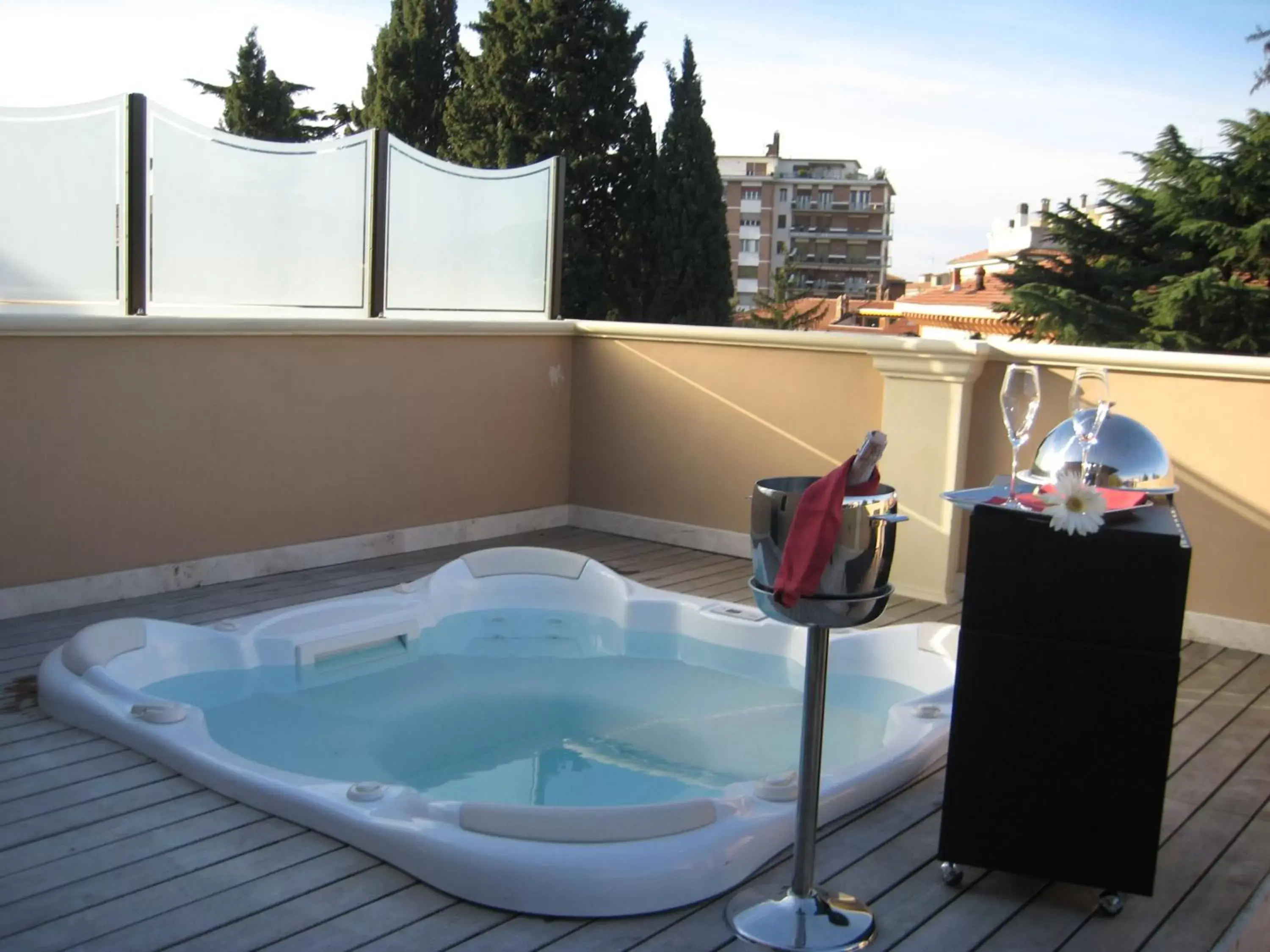 Balcony/Terrace in Villa dei Platani Boutique Hotel & SPA