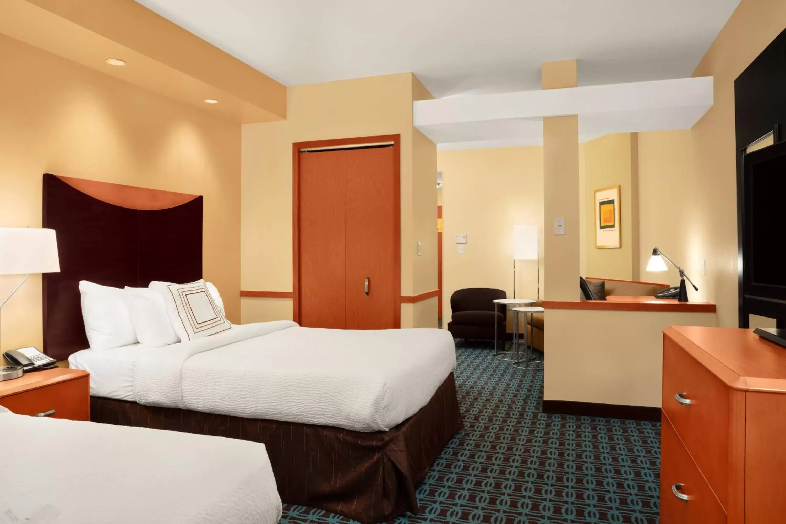 Bedroom, Bed in Fairfield Inn and Suites by Marriott Saint Augustine I-95