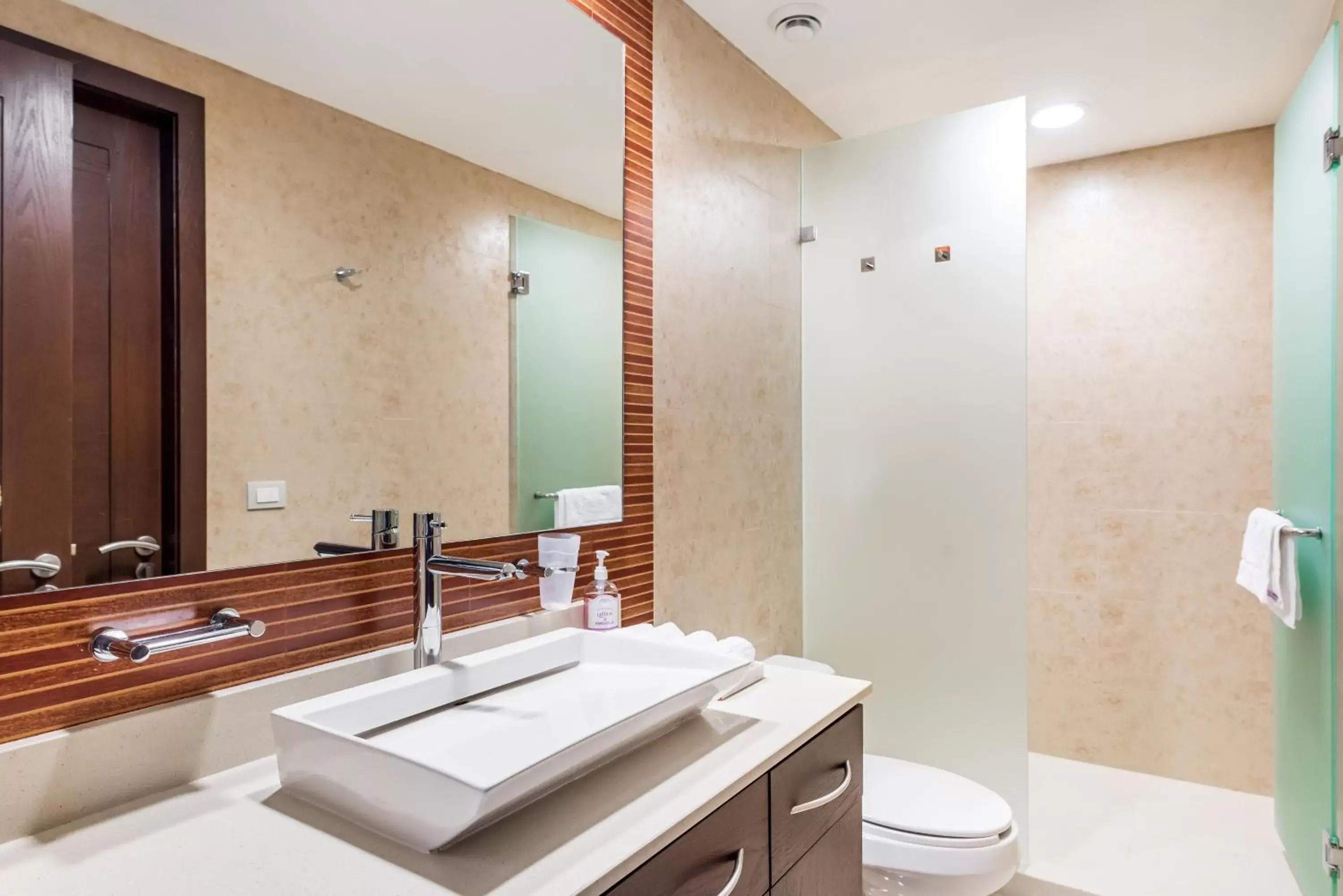 Bathroom in Mareazul Beach Front Condos At playa del Carmen