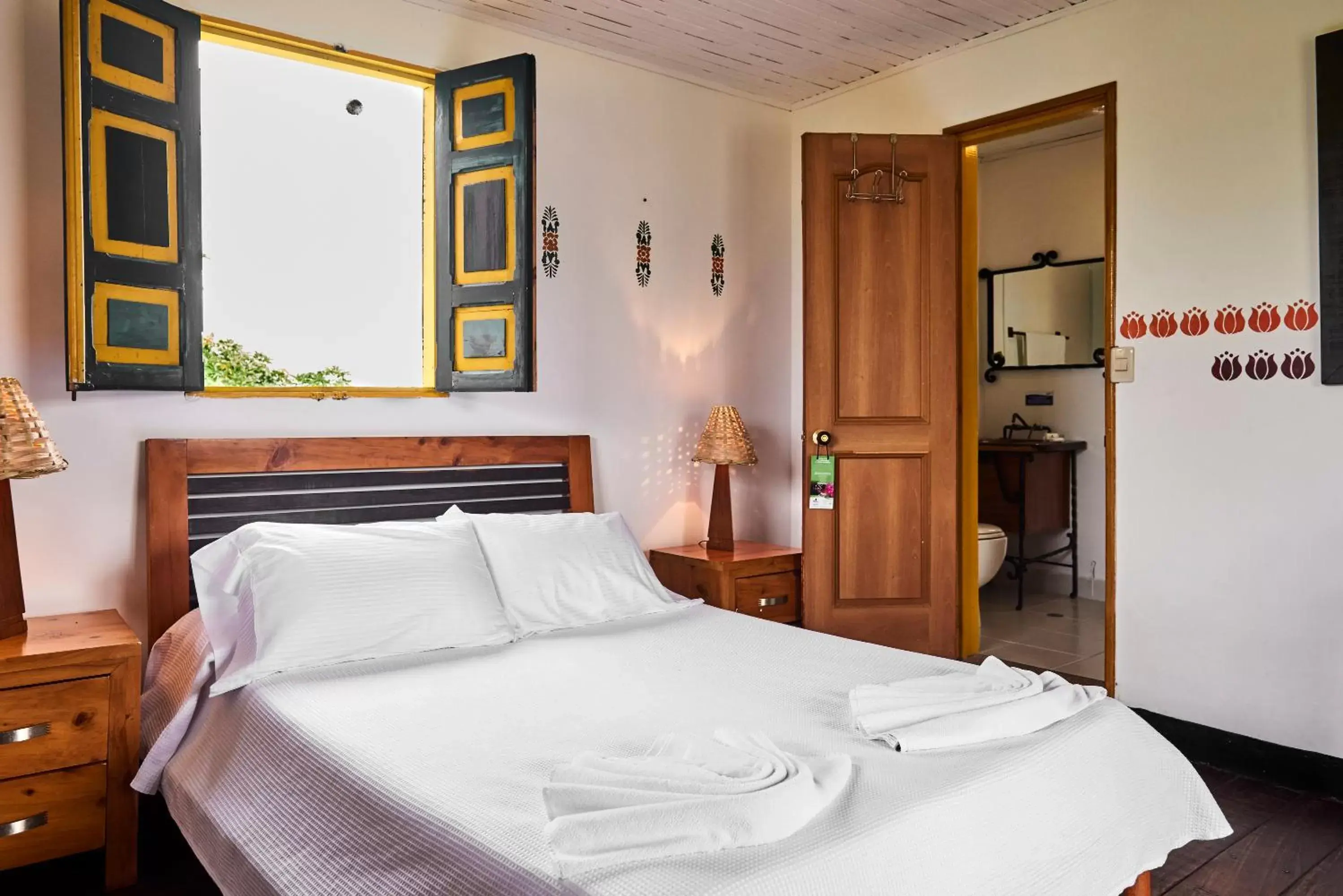 Bed in Hotel Hacienda Combia