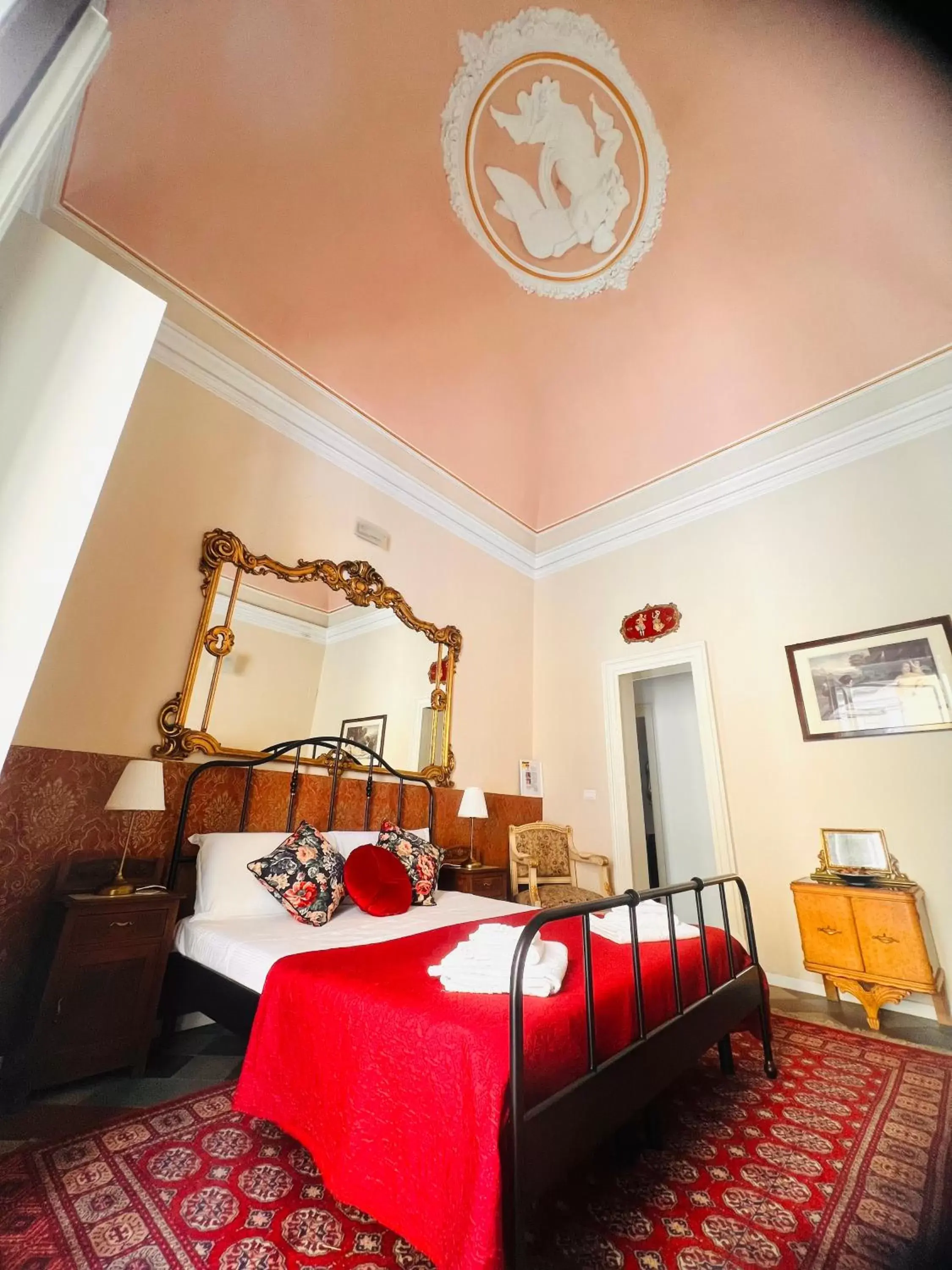 Bed in Sofia Katane Suites