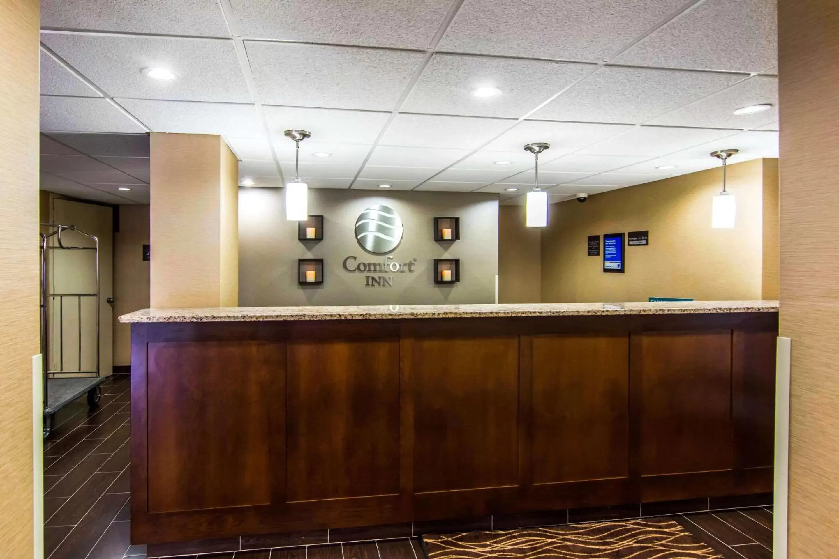Lobby or reception, Lobby/Reception in Comfort Inn Newport News Williamsburg East