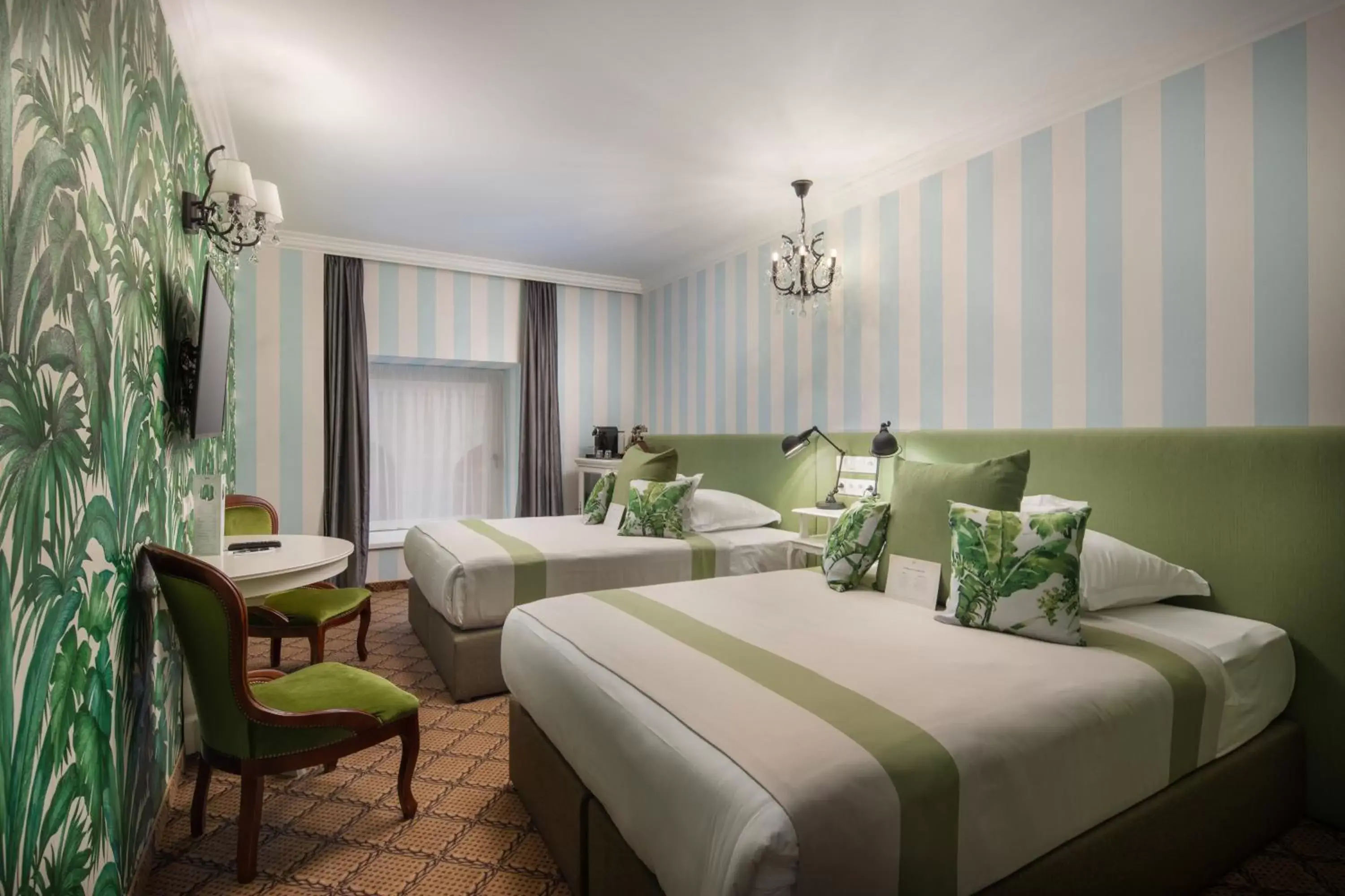 Superior Double Room with Two Double Beds in Mystery Hotel Budapest