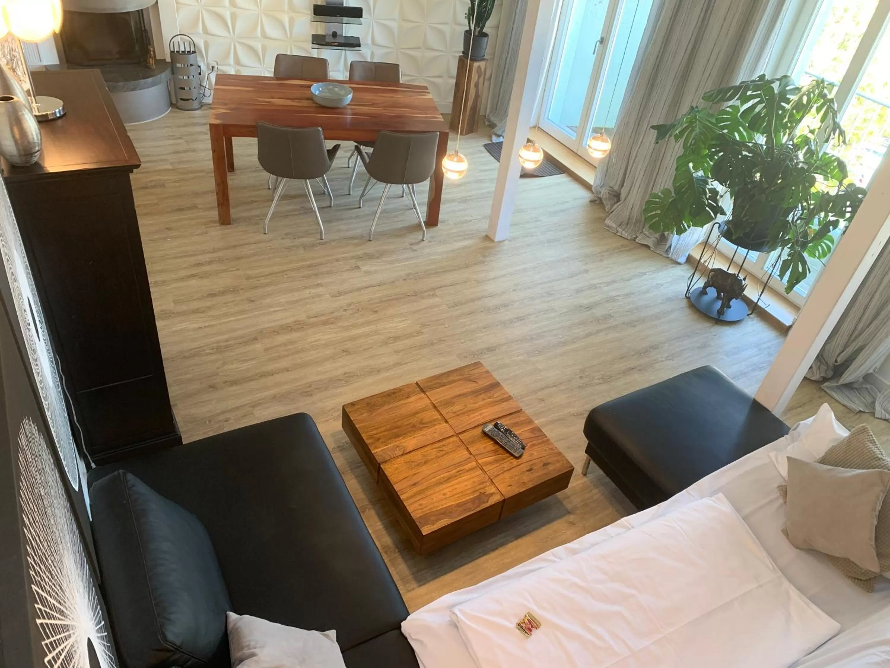 View (from property/room), Bed in Lindenau Inn