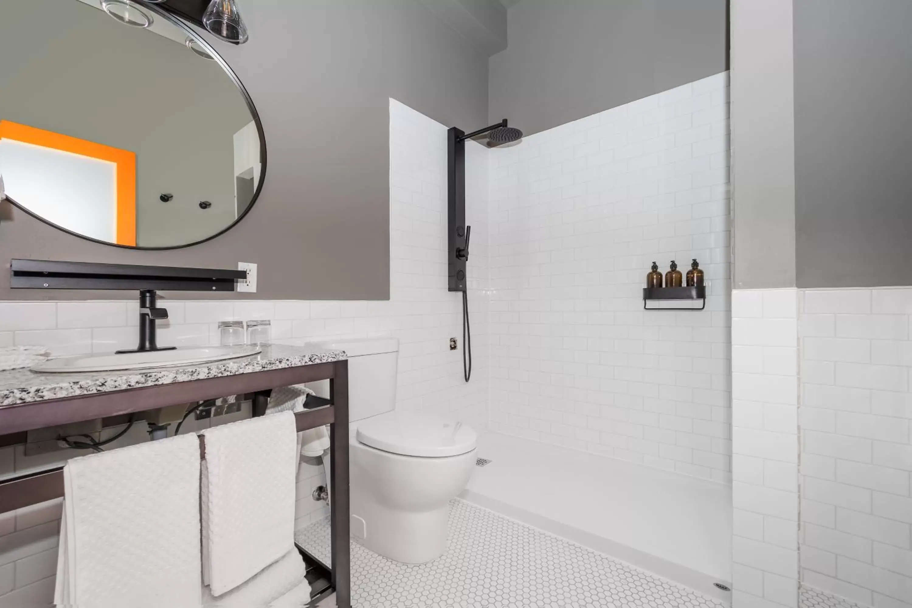 Bathroom in The Larix Hotel