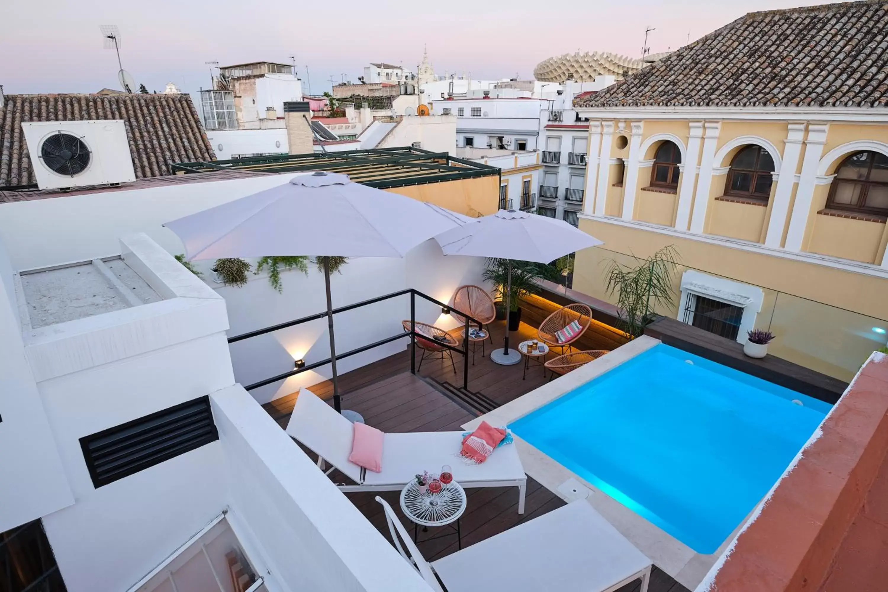 Swimming pool, Pool View in Sweet Sevilla Suites