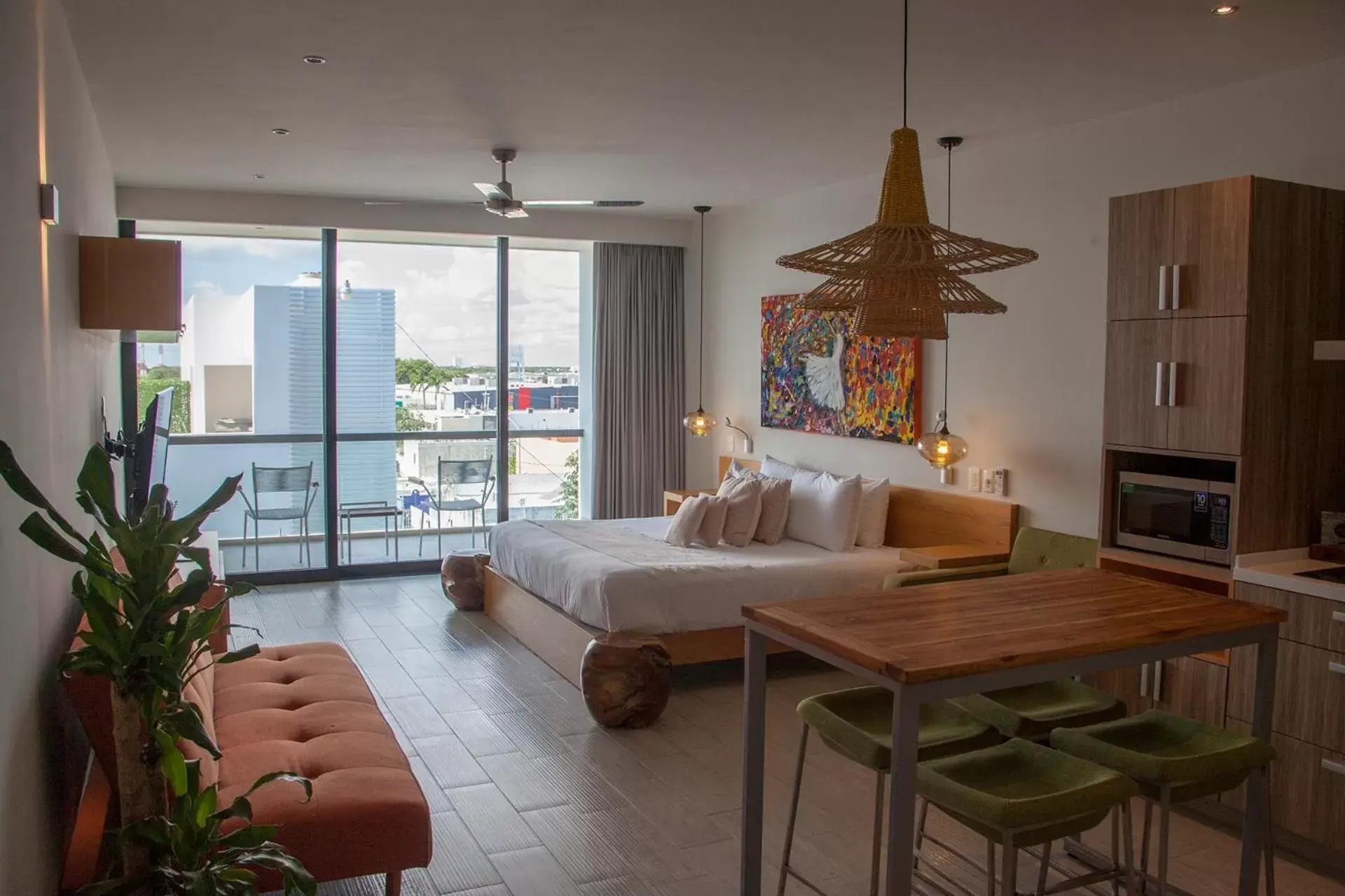 Dining area in Opal Suites Apartments